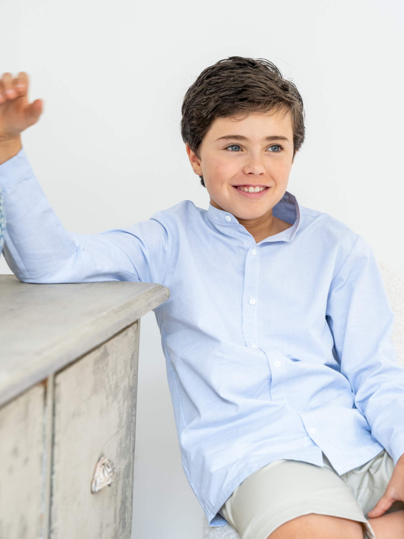 Chemise Oxford bleue
