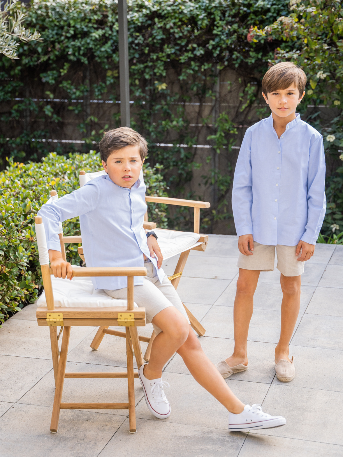 Chemise Oxford bleue