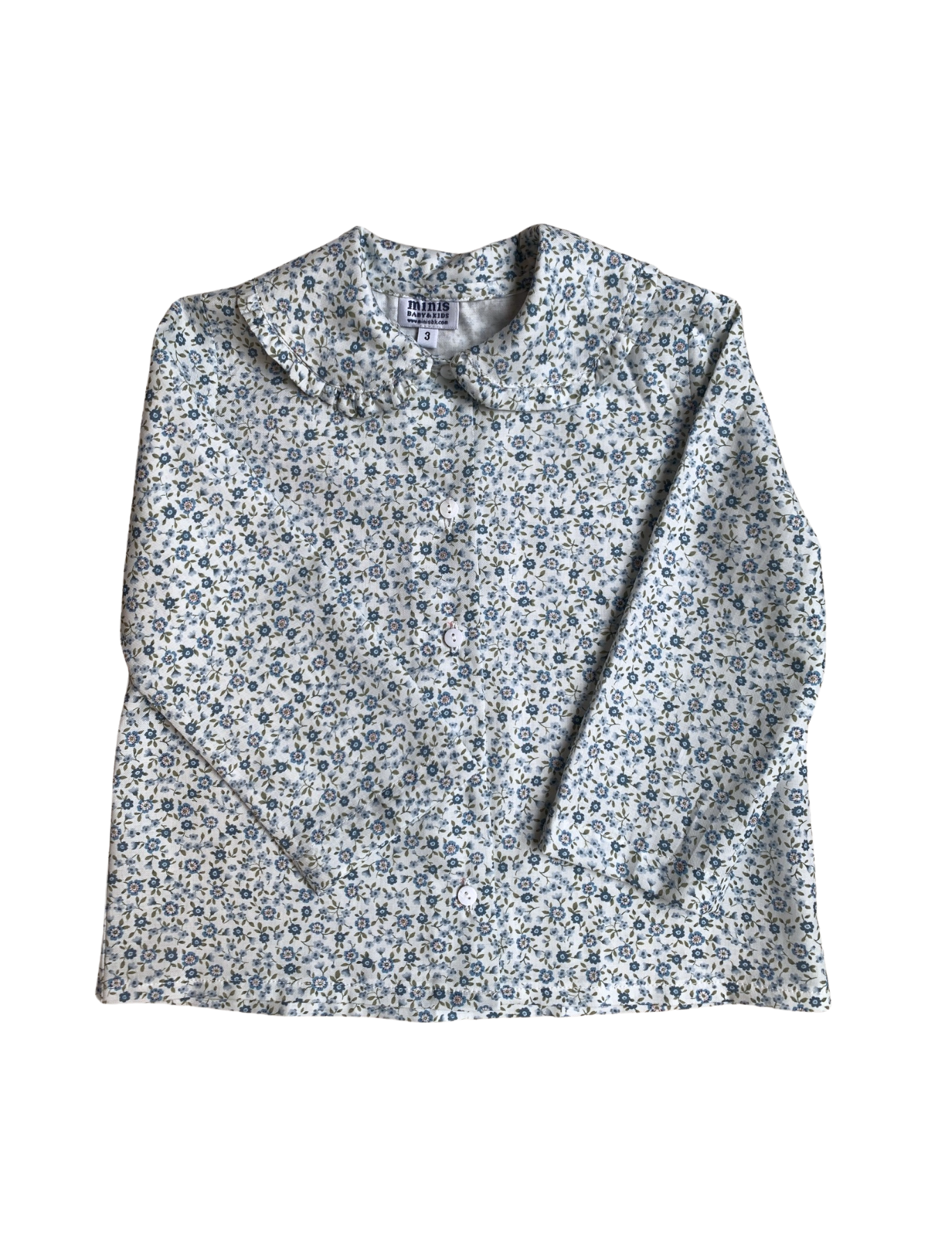 Pyjama fleurs bleues