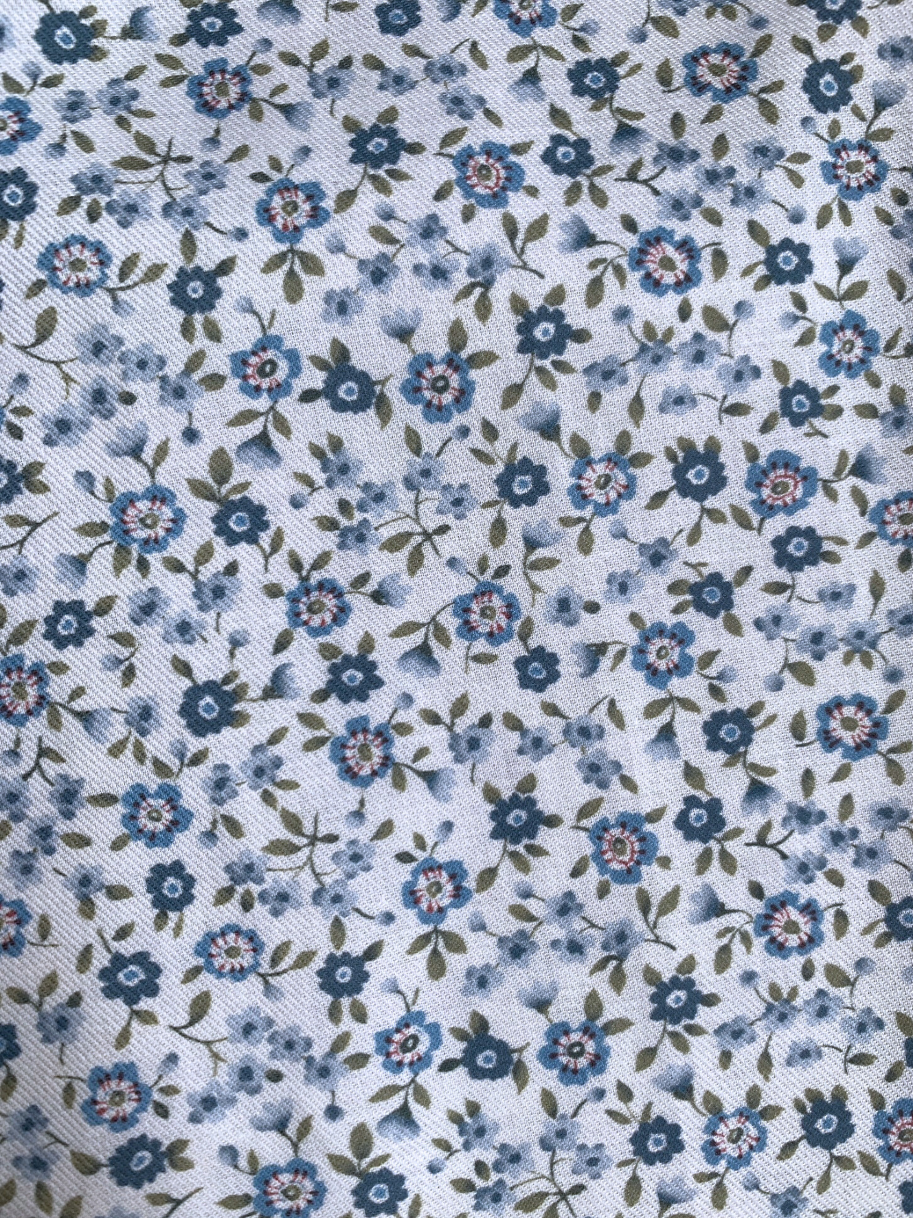 Pyjama fleurs bleues