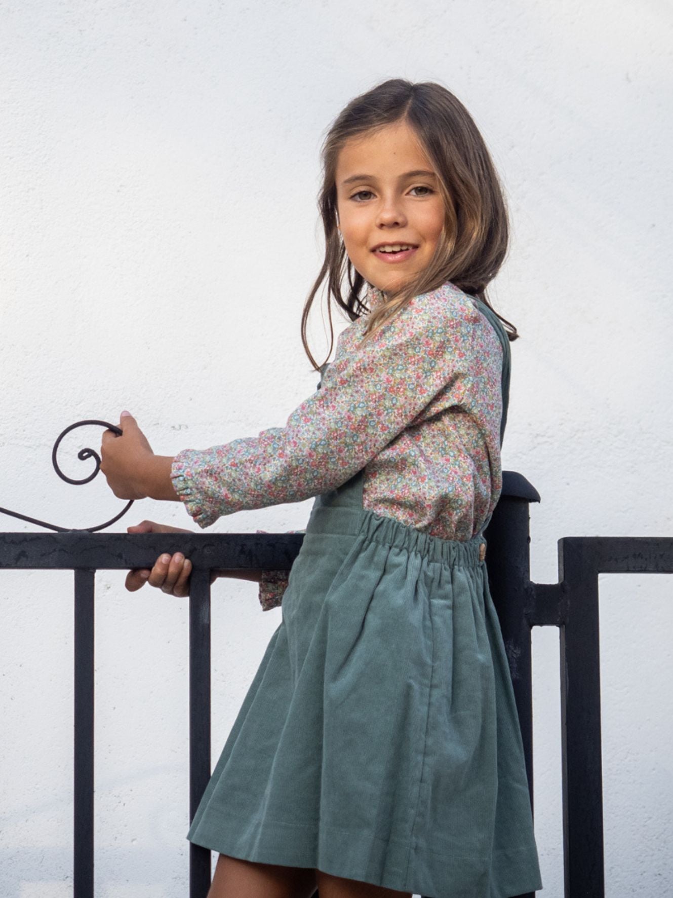 Falda peto pana verde