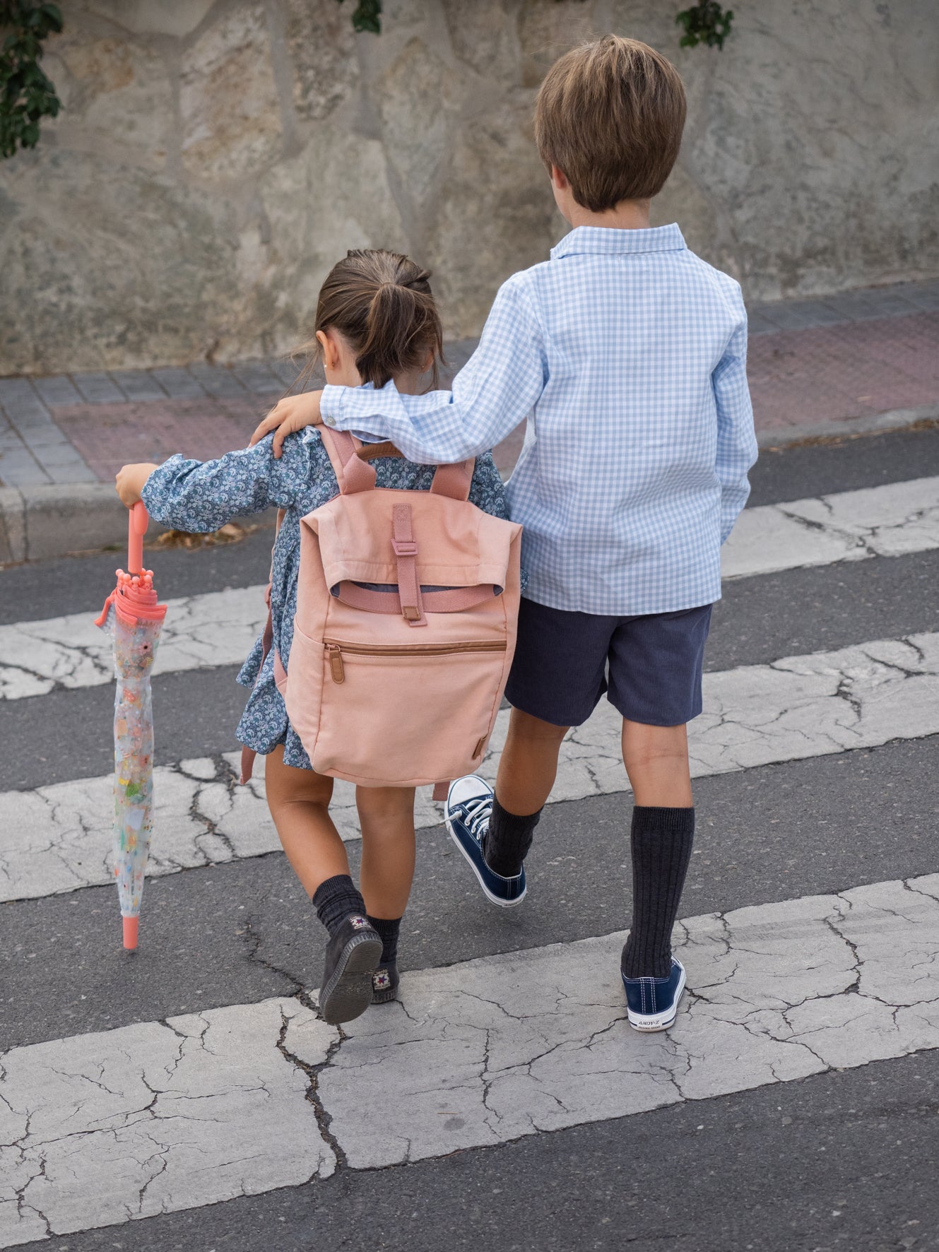 Chemise à carreaux bleus