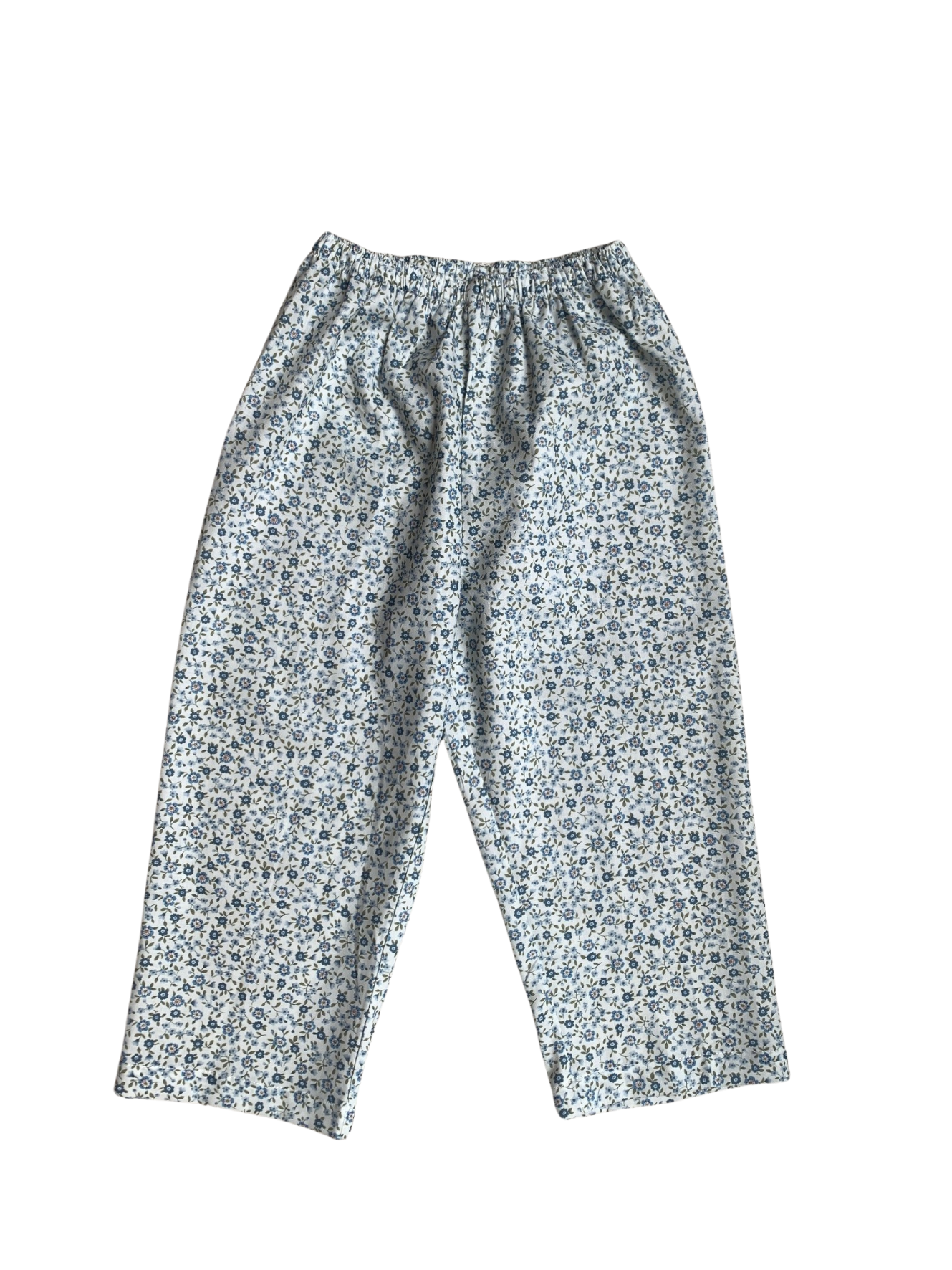 Pyjama fleurs bleues