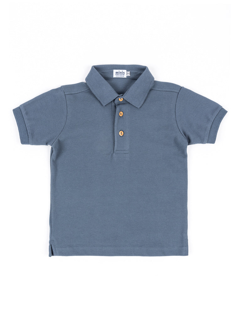 polo bleu
