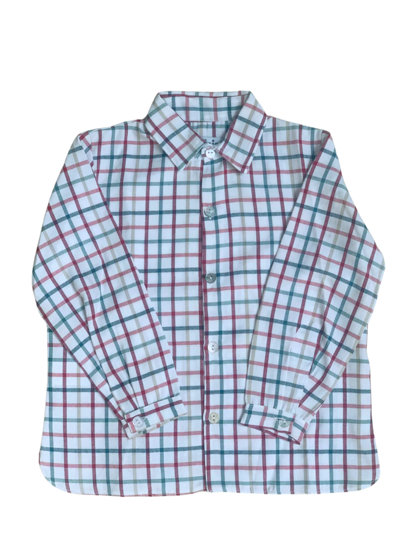 Camisa cuadros multicolor