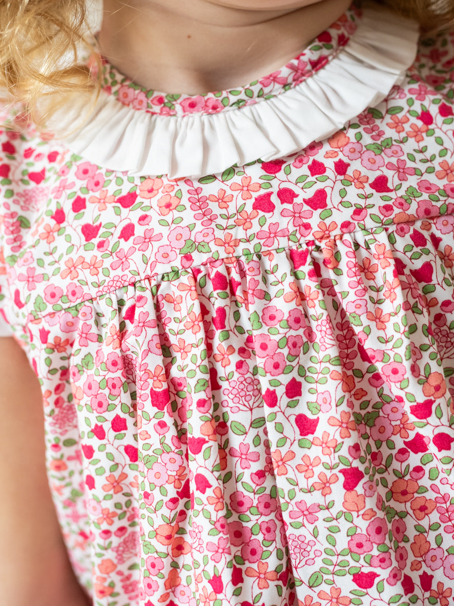 Conjunto flores rosa