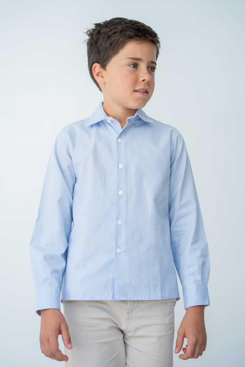 Chemise oxford bleue