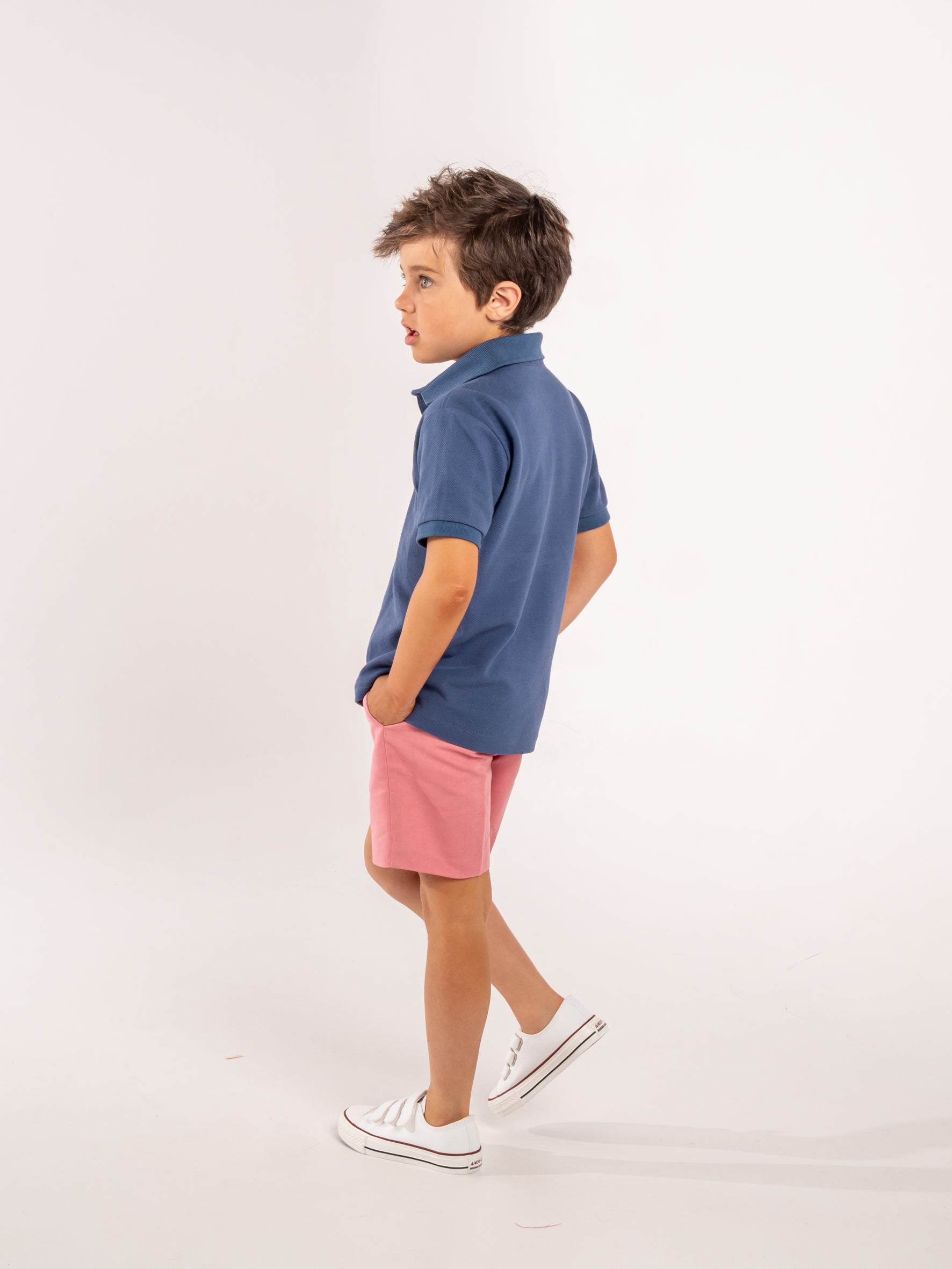 polo bleu