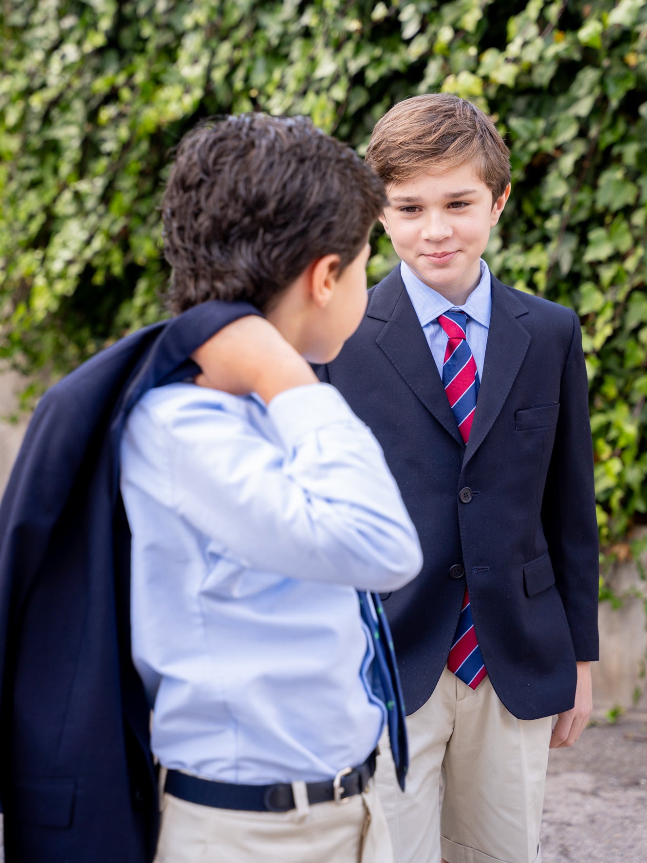 Chemise oxford bleue