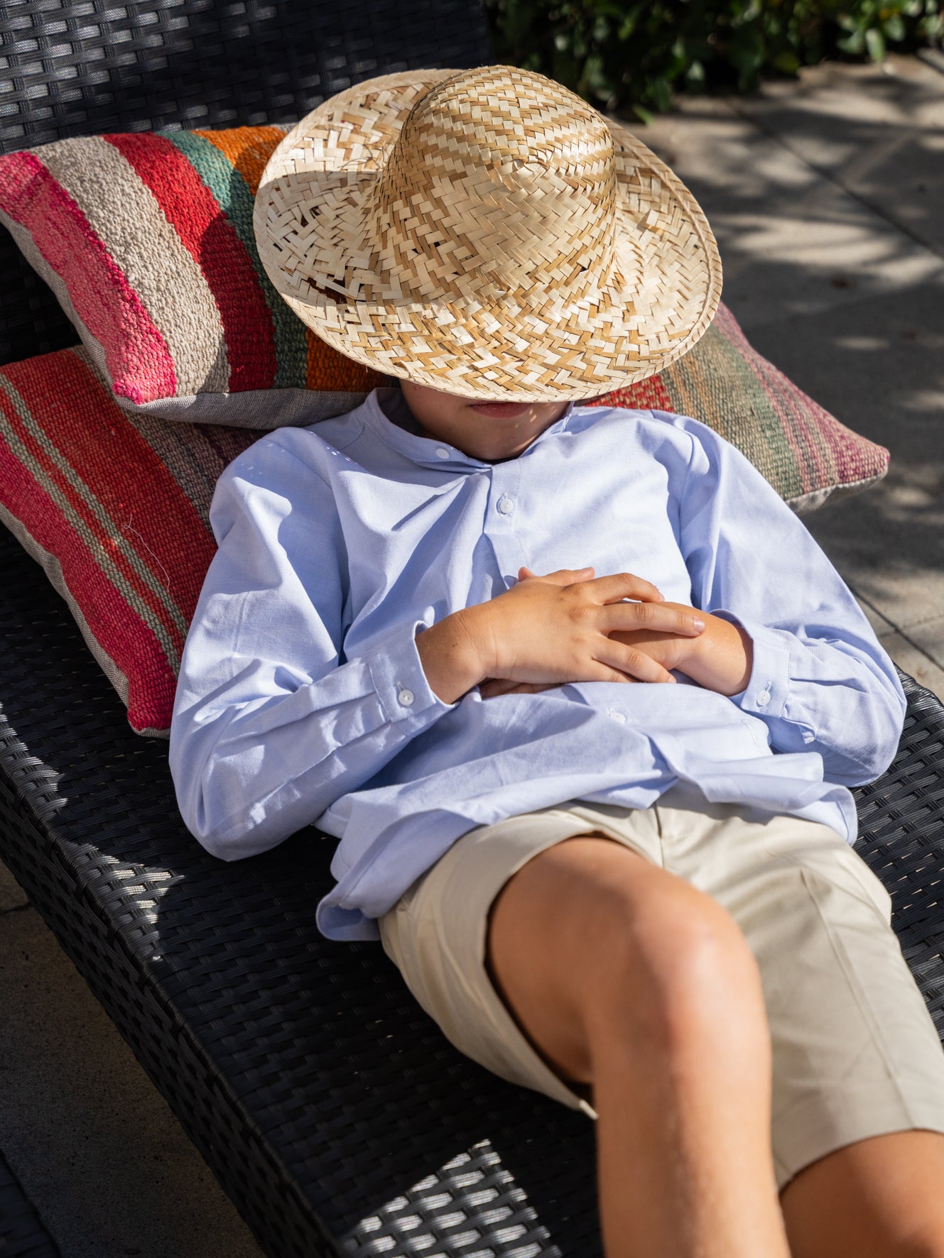 Chemise Oxford bleue