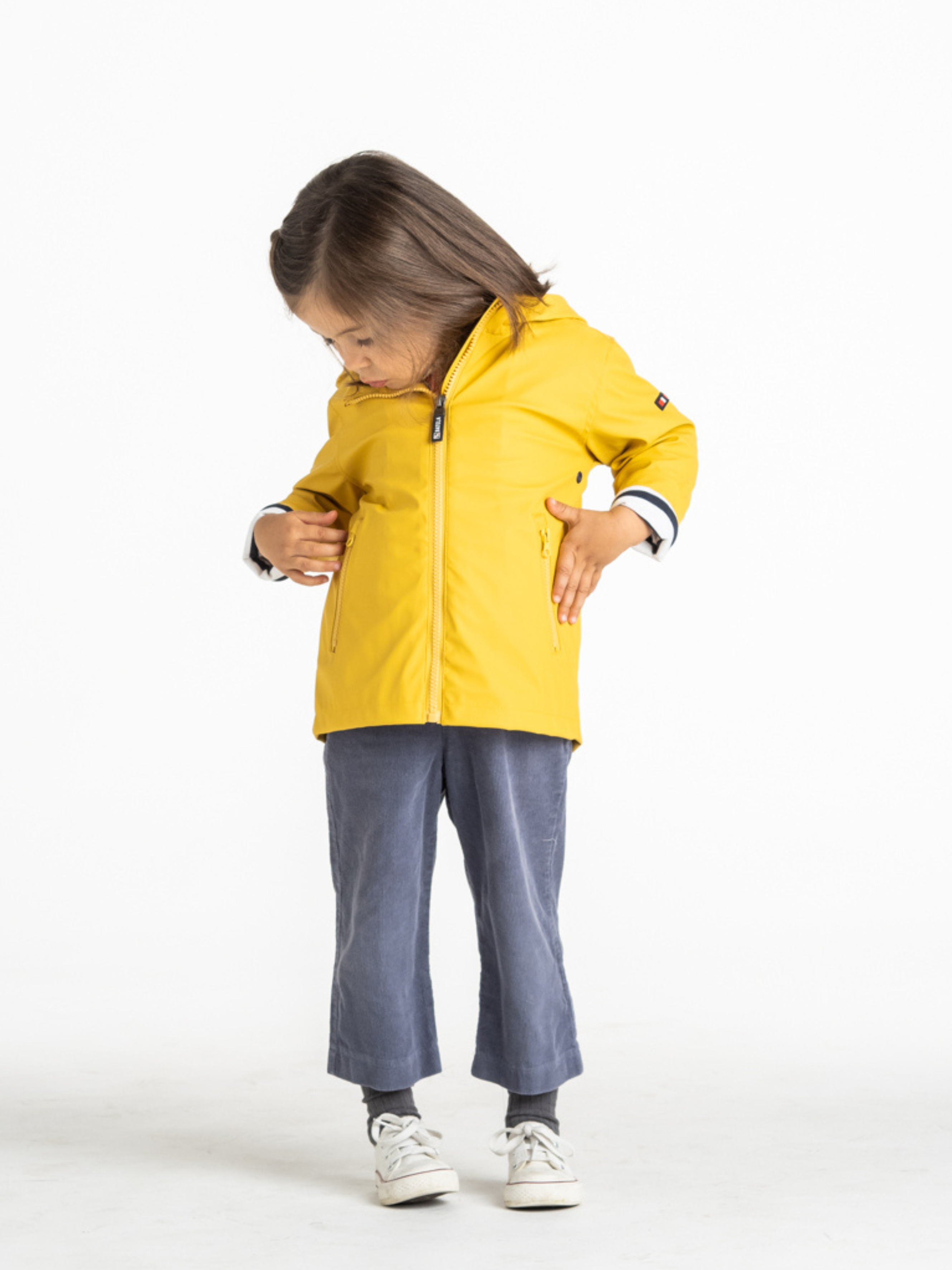 Imperméable marin jaune