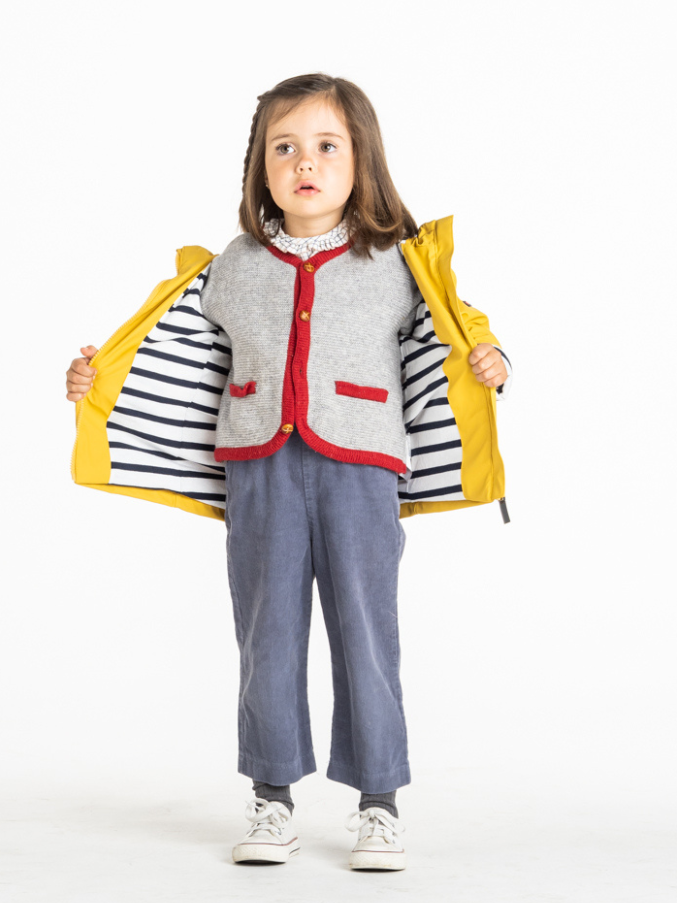 Imperméable marin jaune