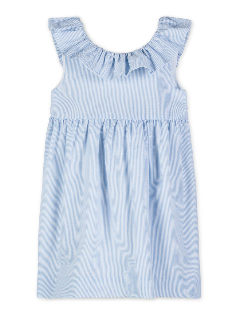 Vestido rayas azul