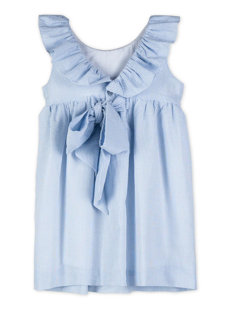 Vestido rayas azul