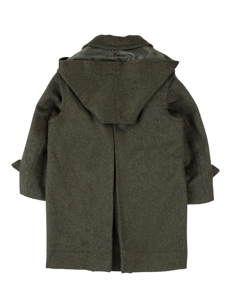 Hunting green loden coat Minis Baby&Kids children's fashion