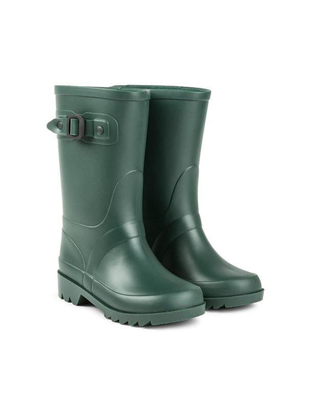 Botas de agua hebilla color verde para ni a y ni o Minis Baby Kids