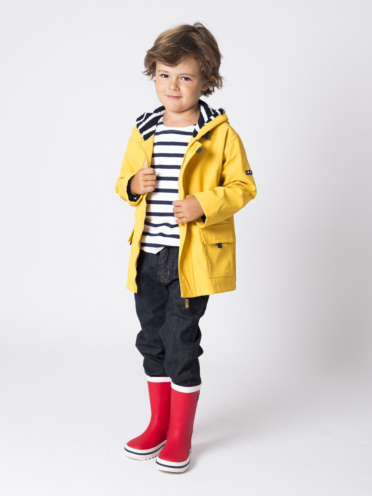 Botas de agua rojas Batela Colección Marinera niños Minis