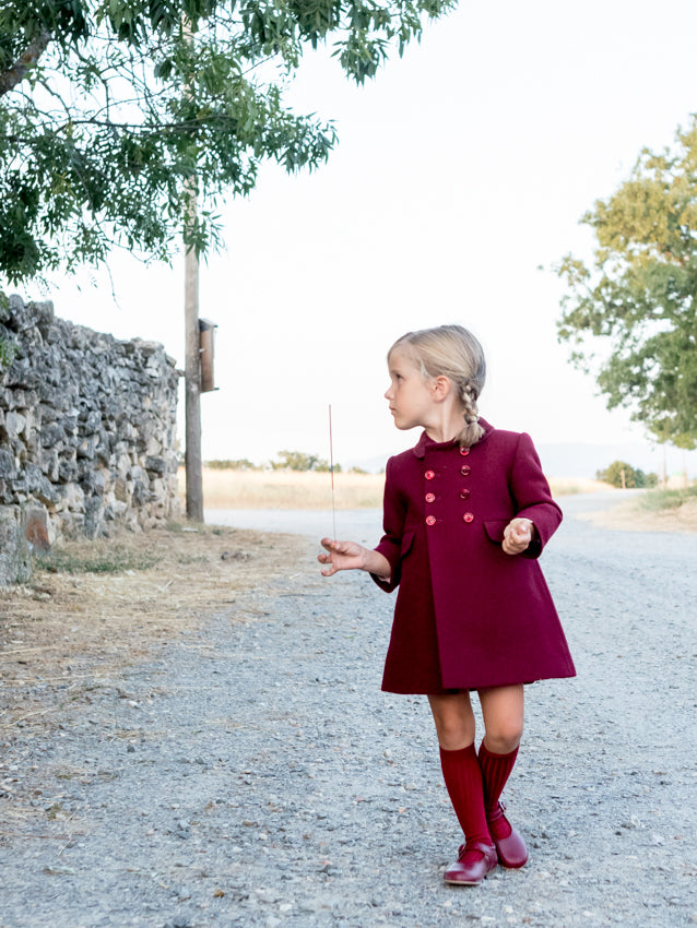 Manteau Bouffant Rouge Baby Gap Pour Fille Taille 6-12 Mois - Occasion Très Bon état