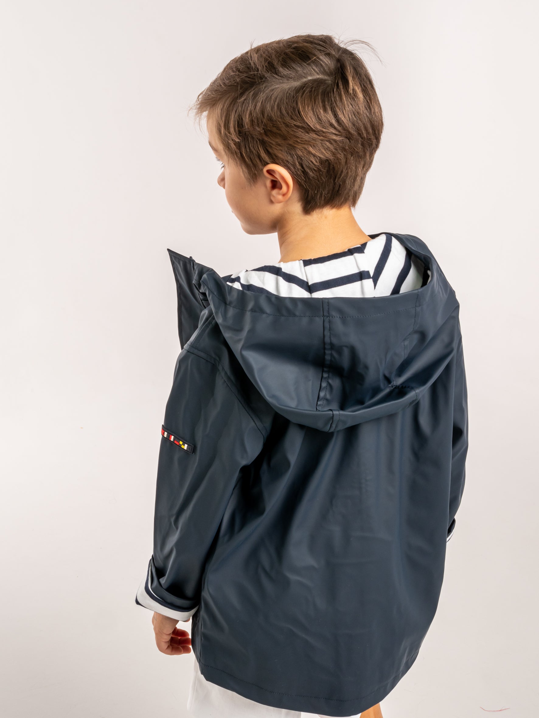 Imperméable marin bleu