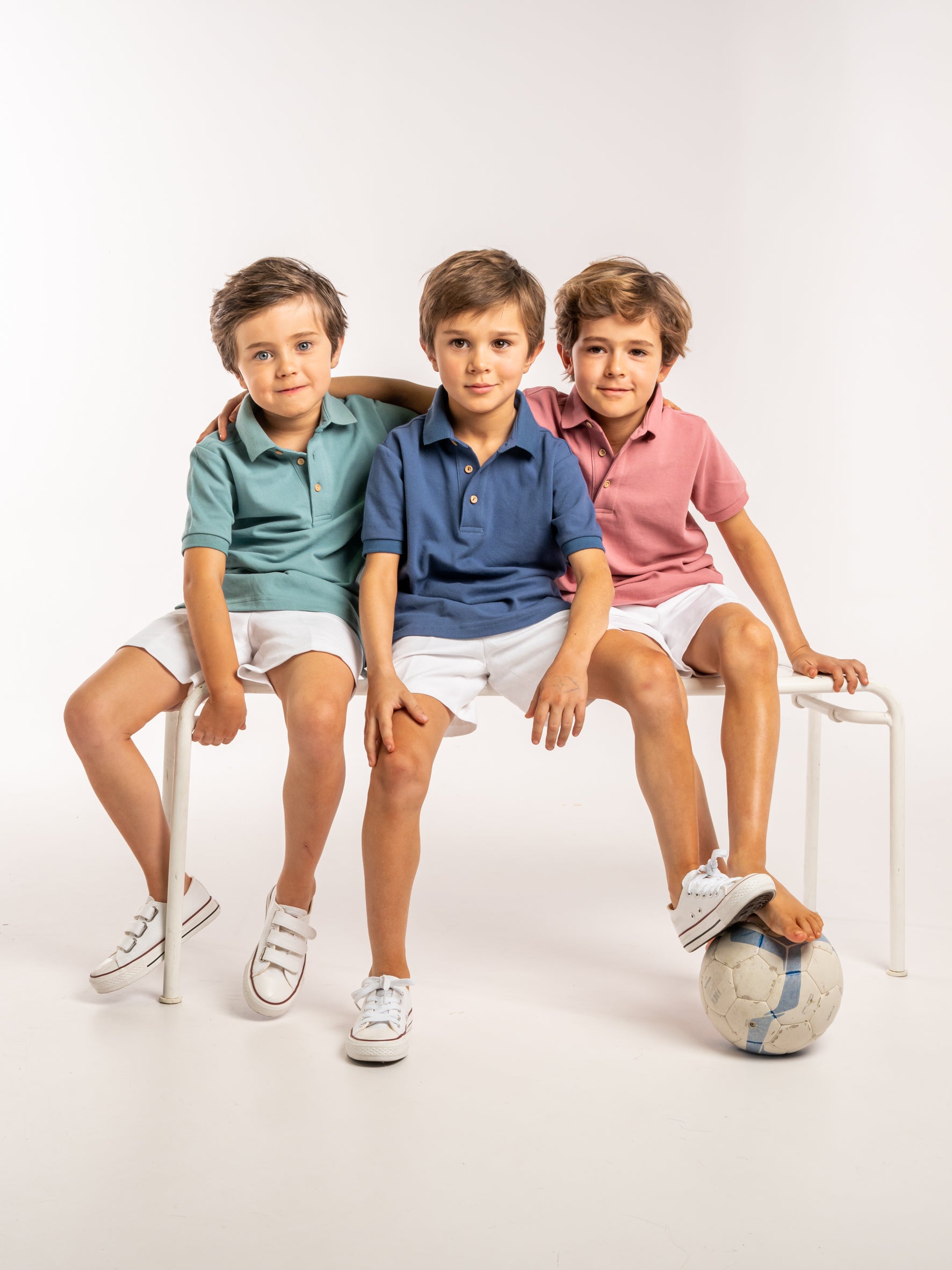 polo bleu