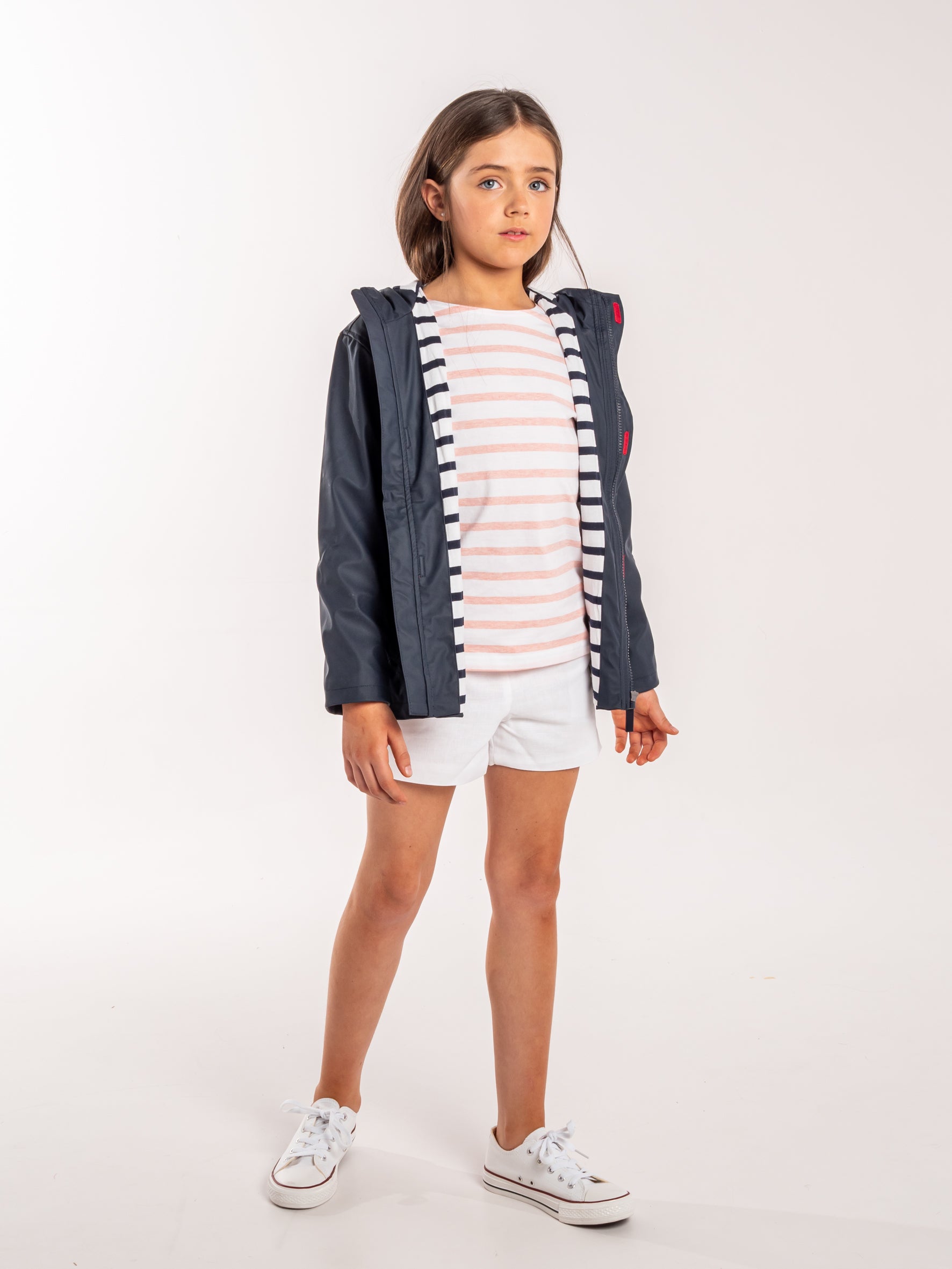 Imperméable bleu marin