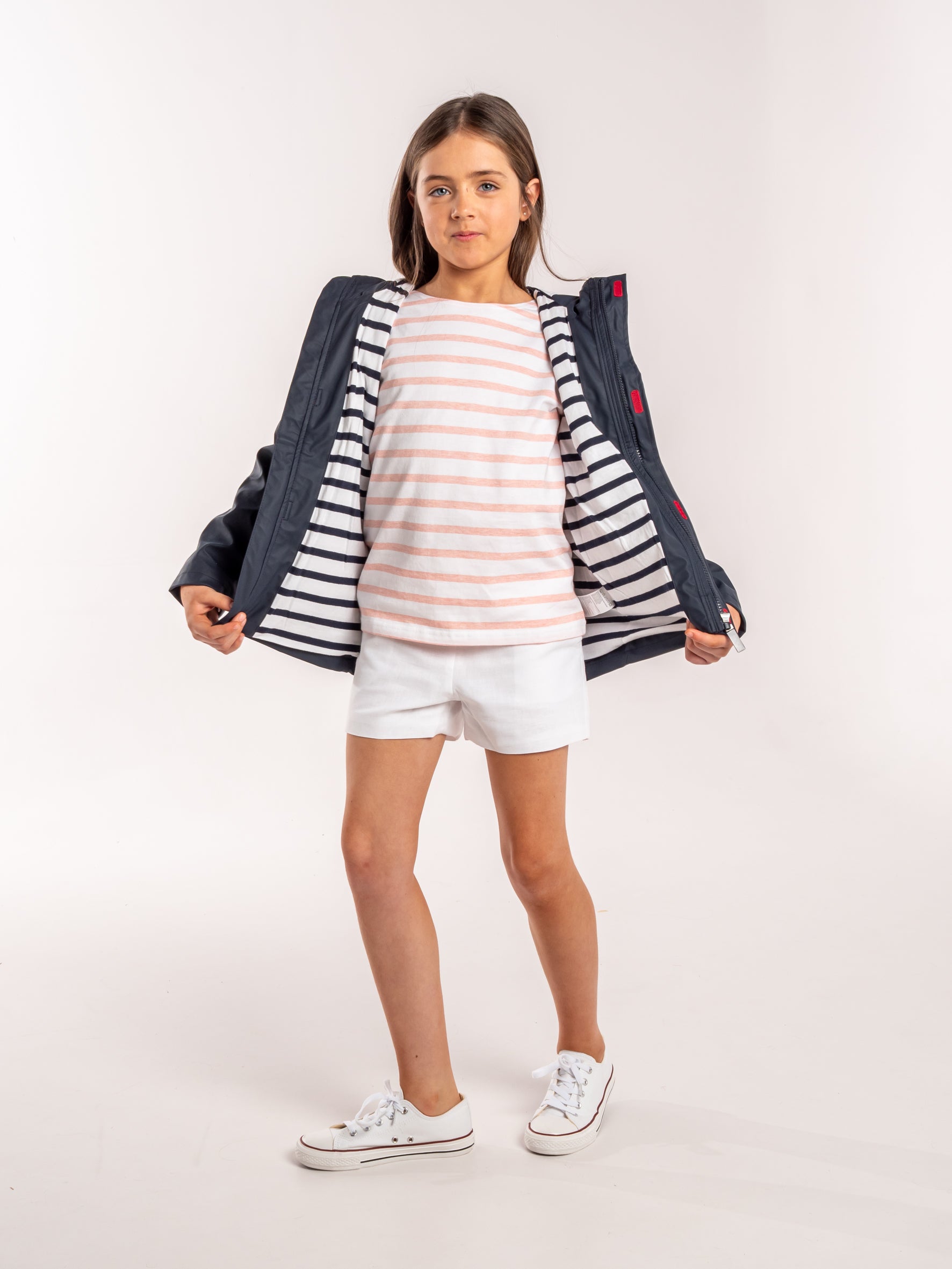 Imperméable bleu marin