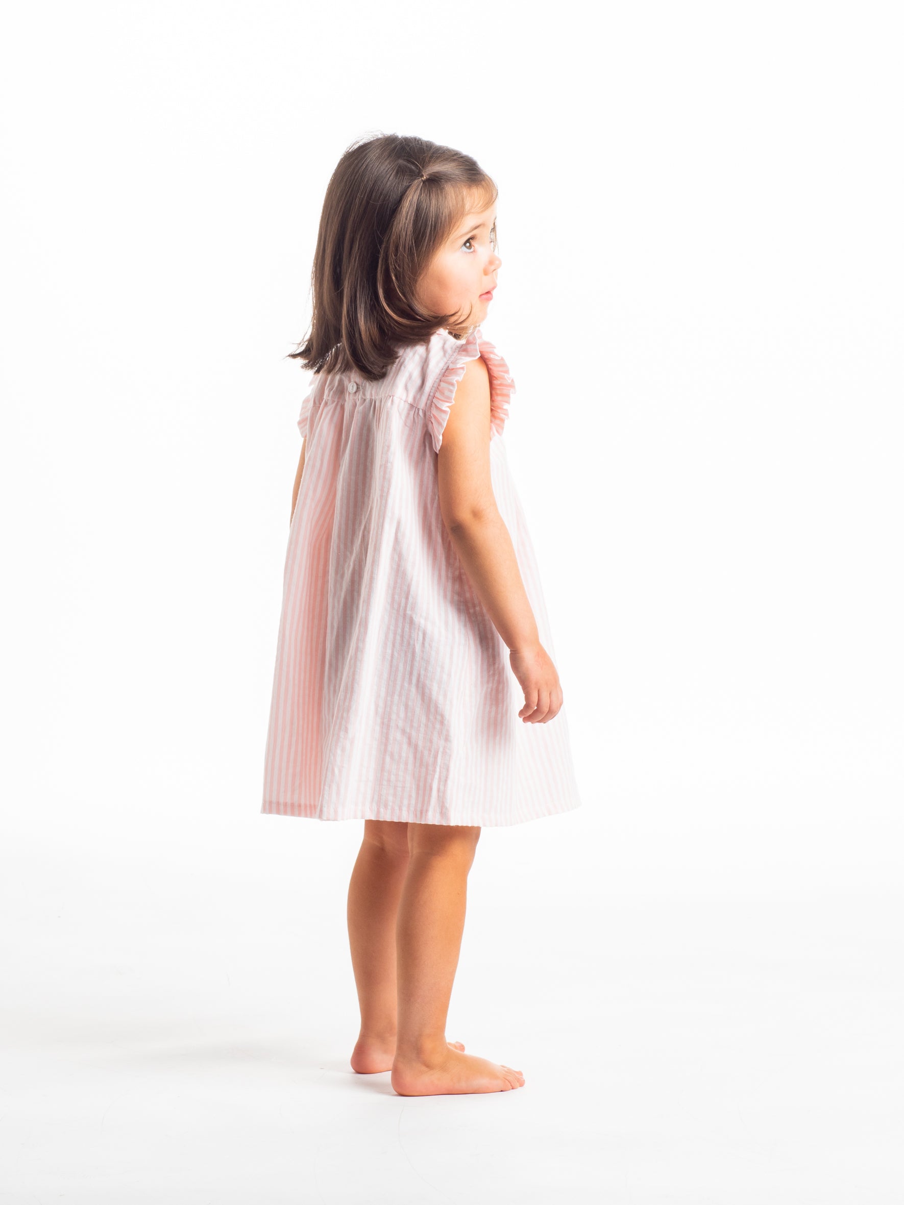Camisón rayas rosa