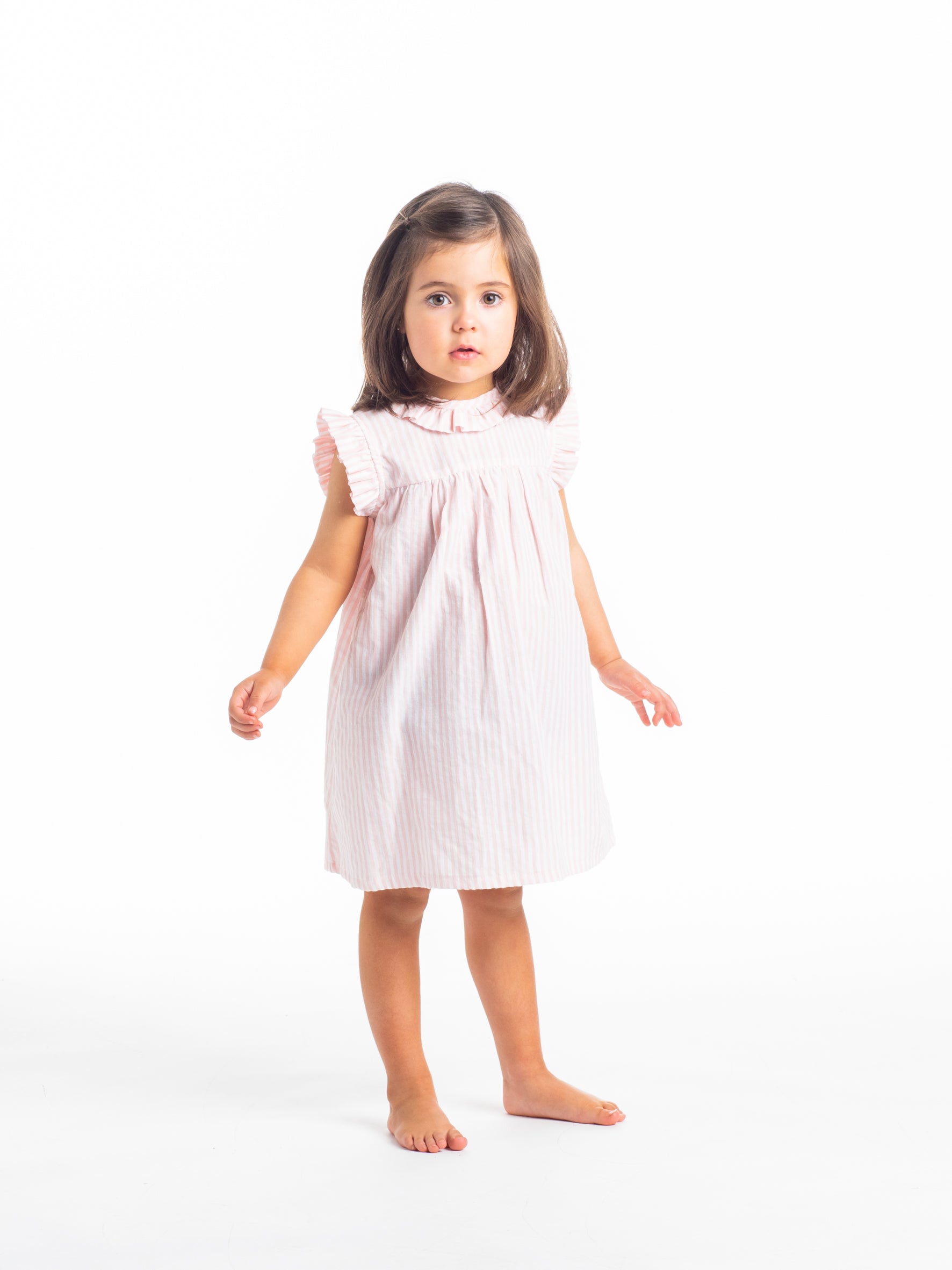 Camisón rayas rosa