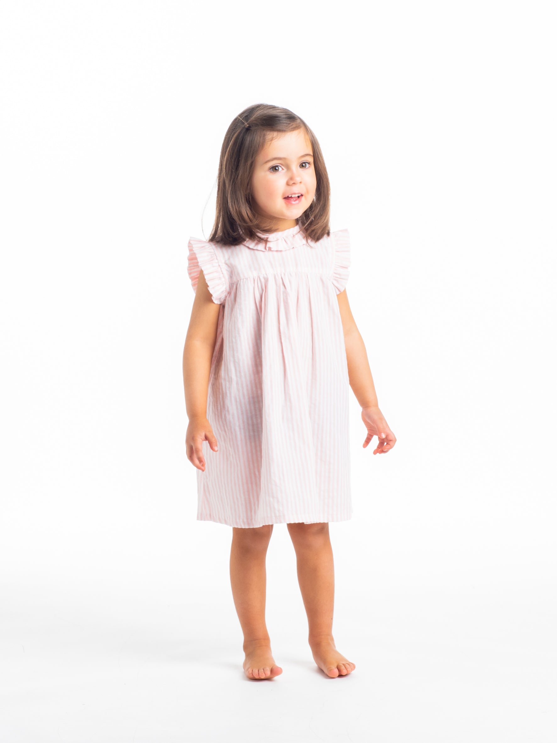 Camisón rayas rosa