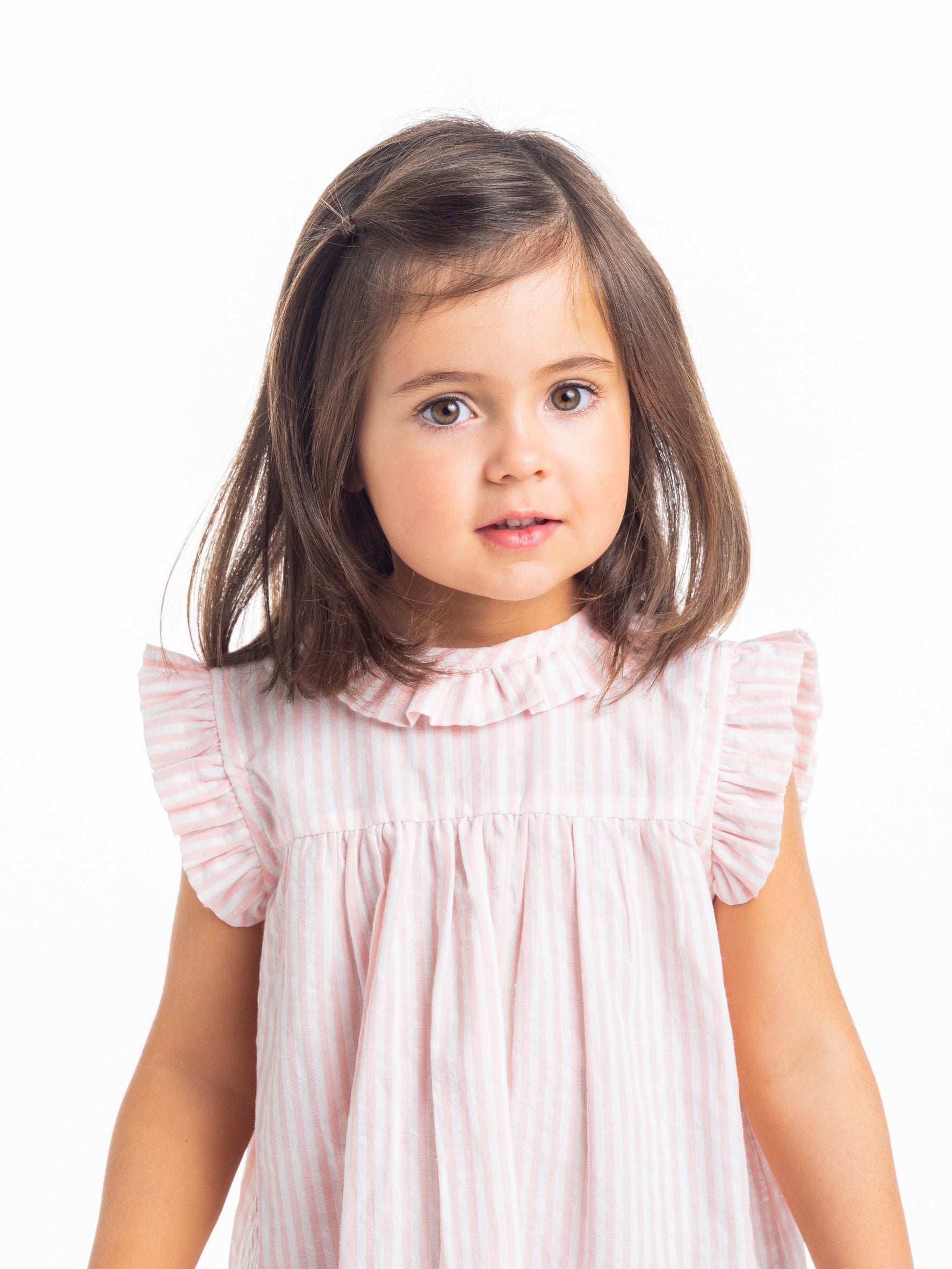 Camisón rayas rosa