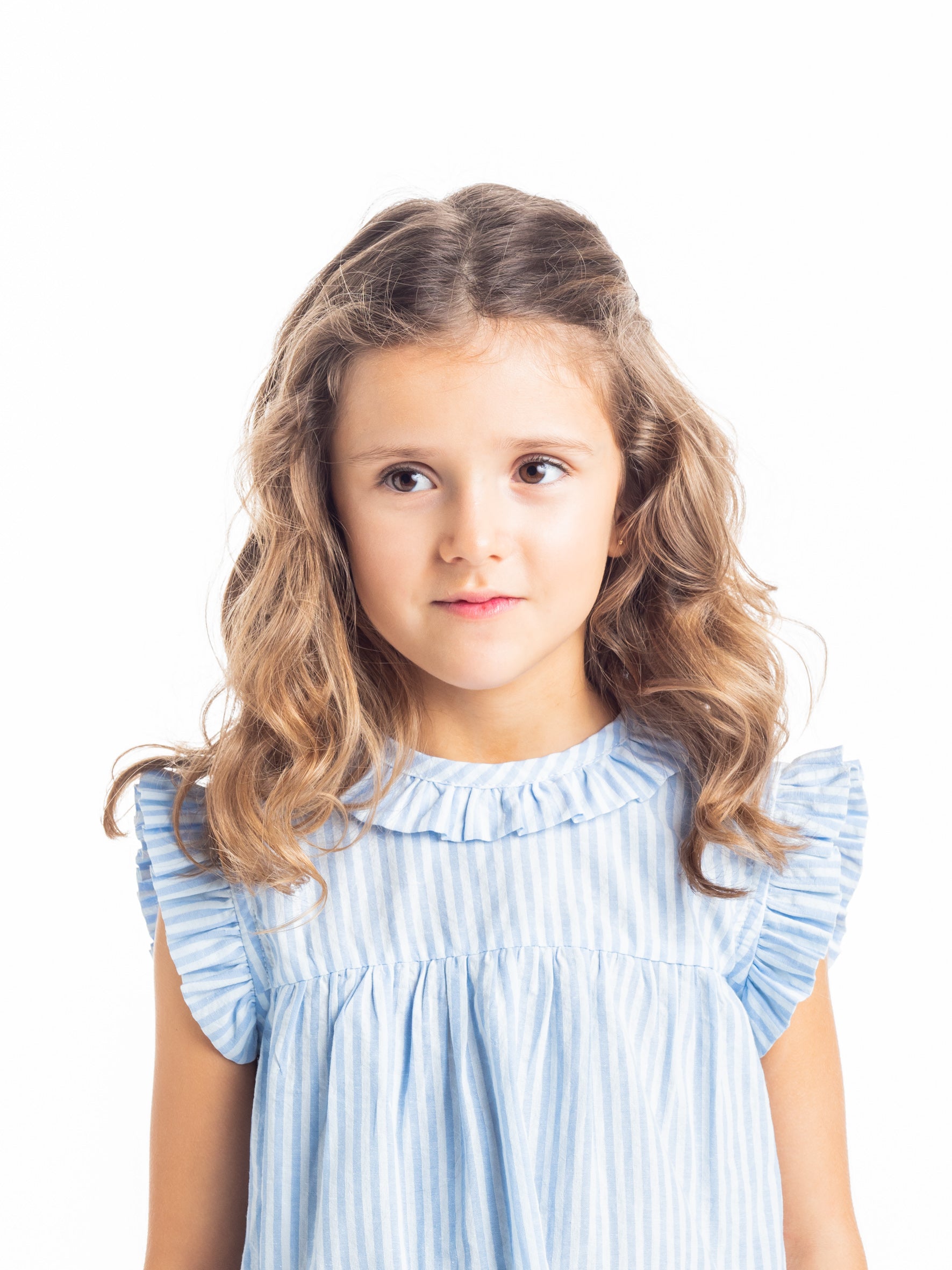 Camisón rayas azul