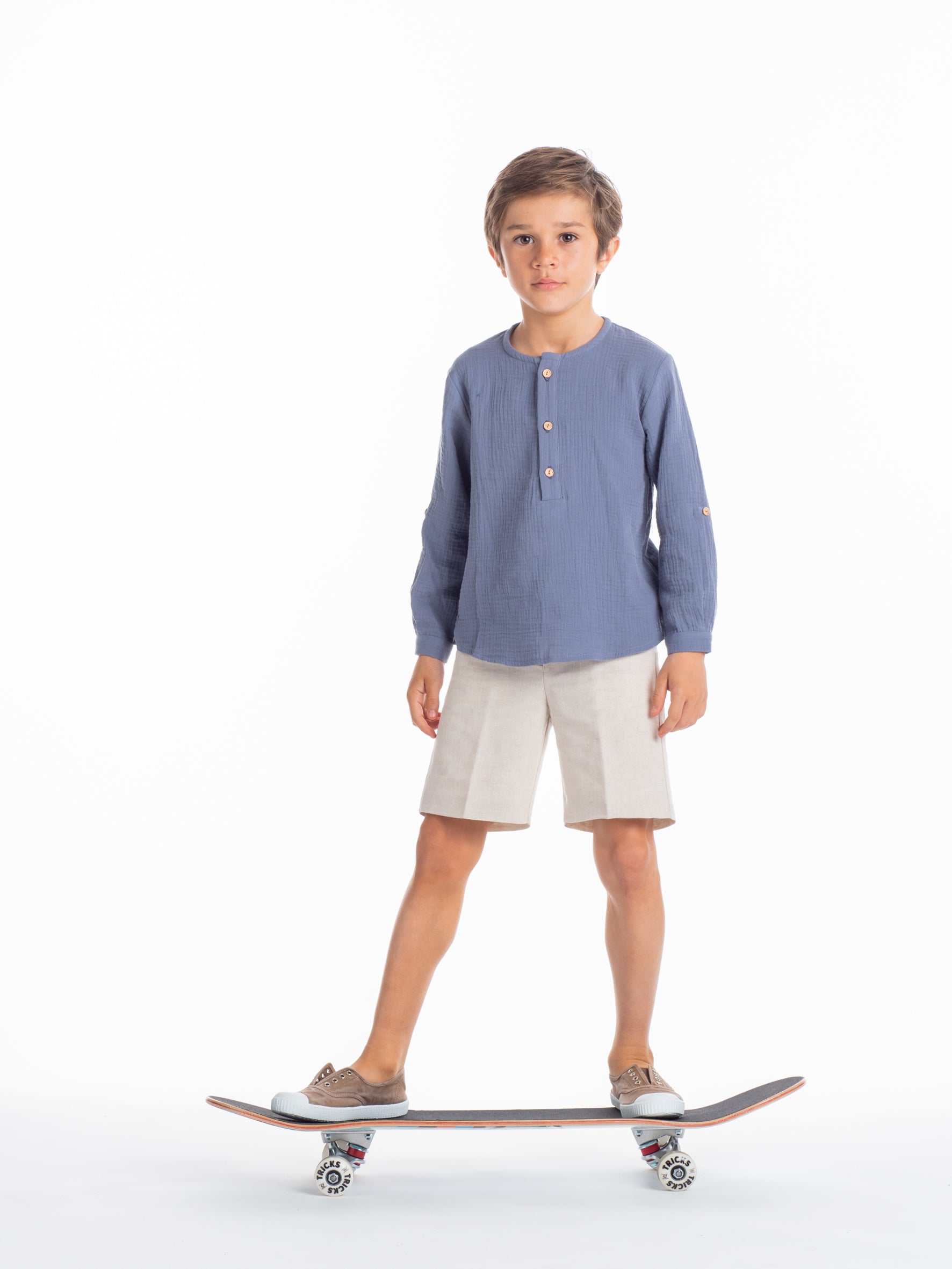 Chemise sans col