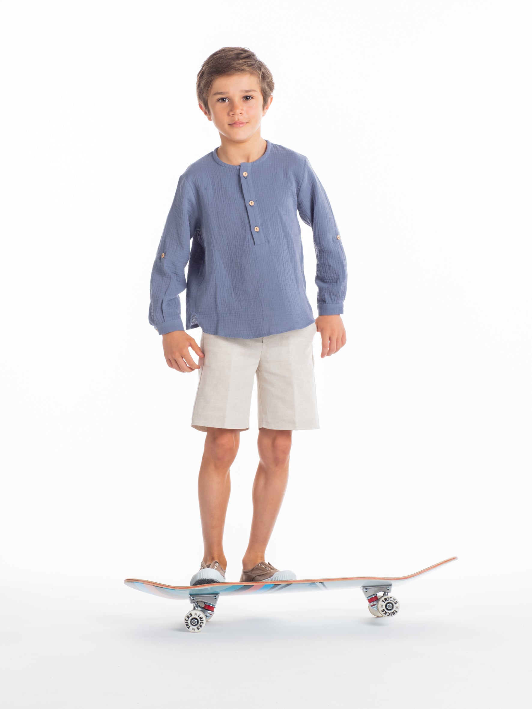 Chemise sans col