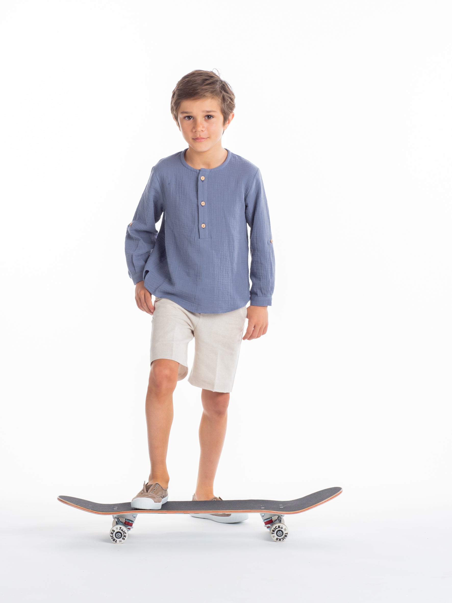 Chemise sans col