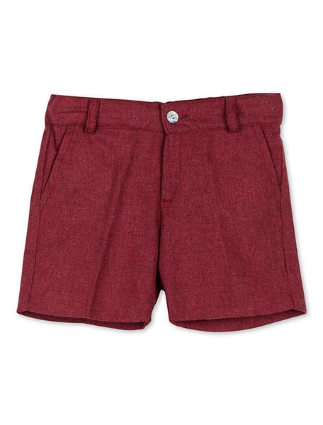 Pantal n corto burdeos Pantalones y Petos Ni o Minis Baby Kids