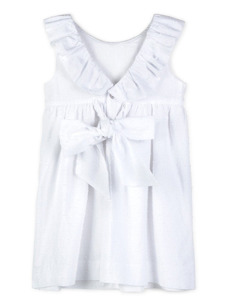 Robe plumetis blanche