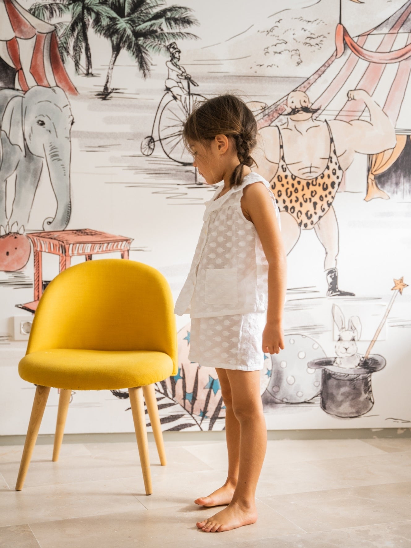 Short pajamas for girls