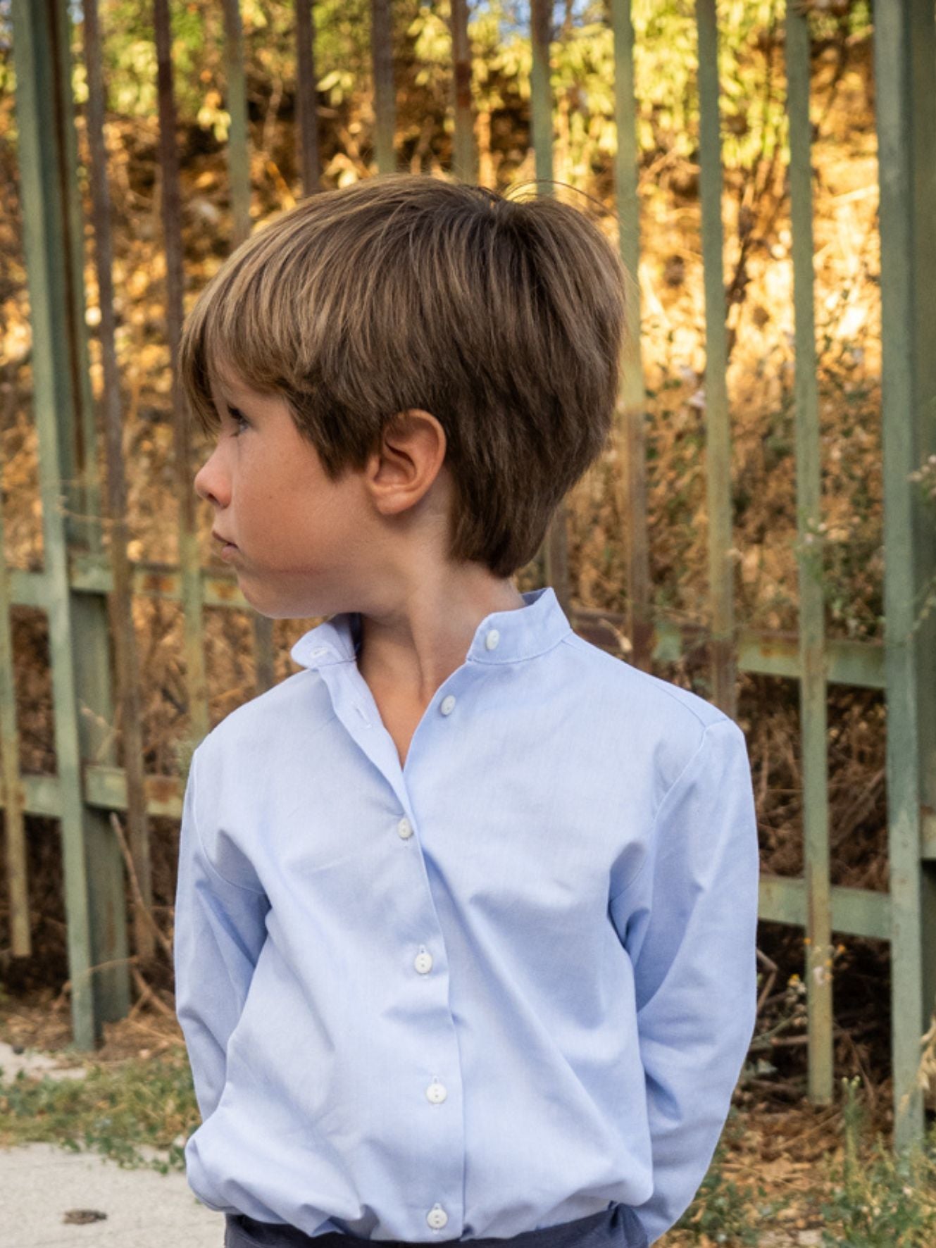 Chemise Oxford bleue