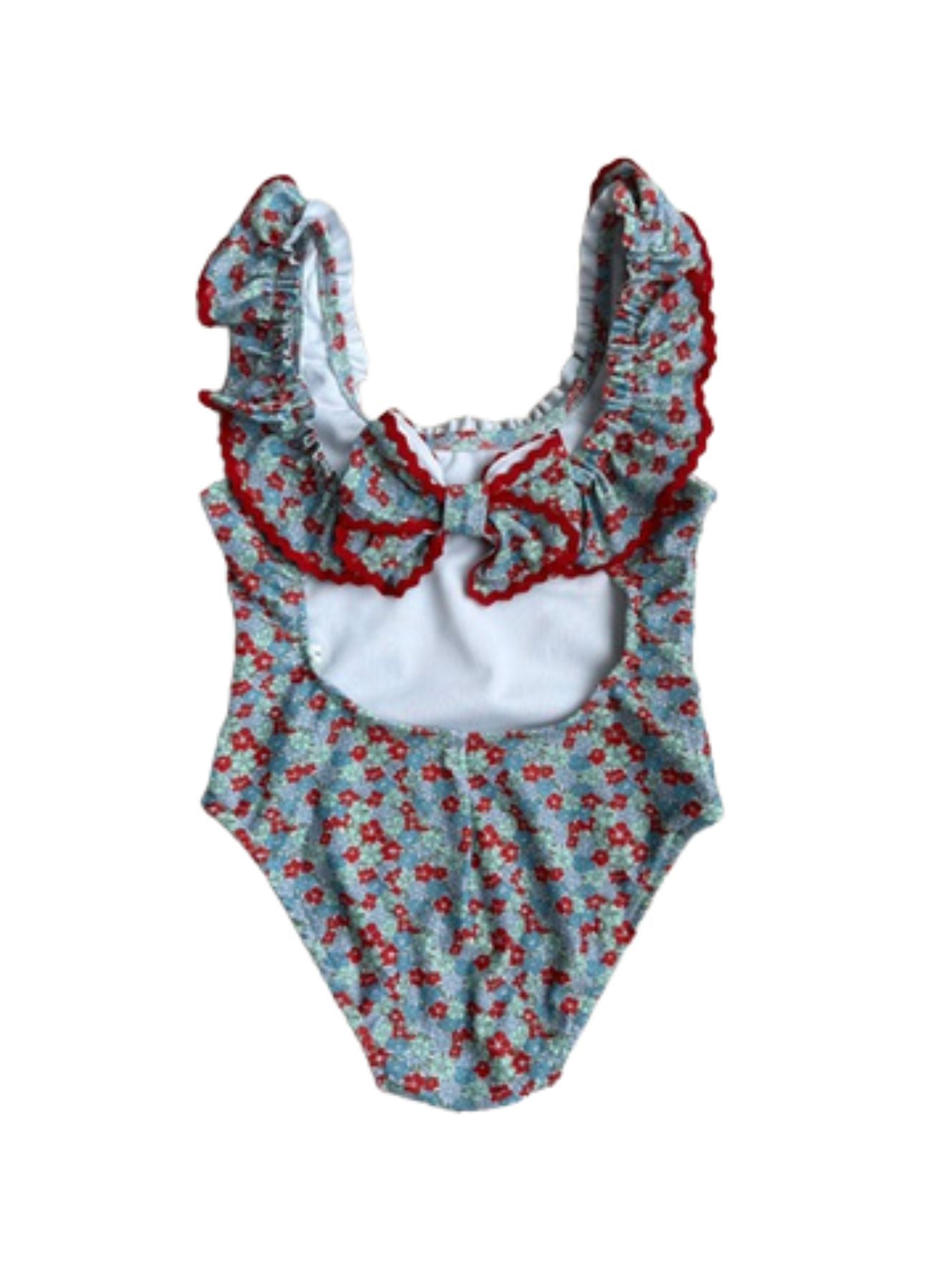 Traje de baño estampado flores