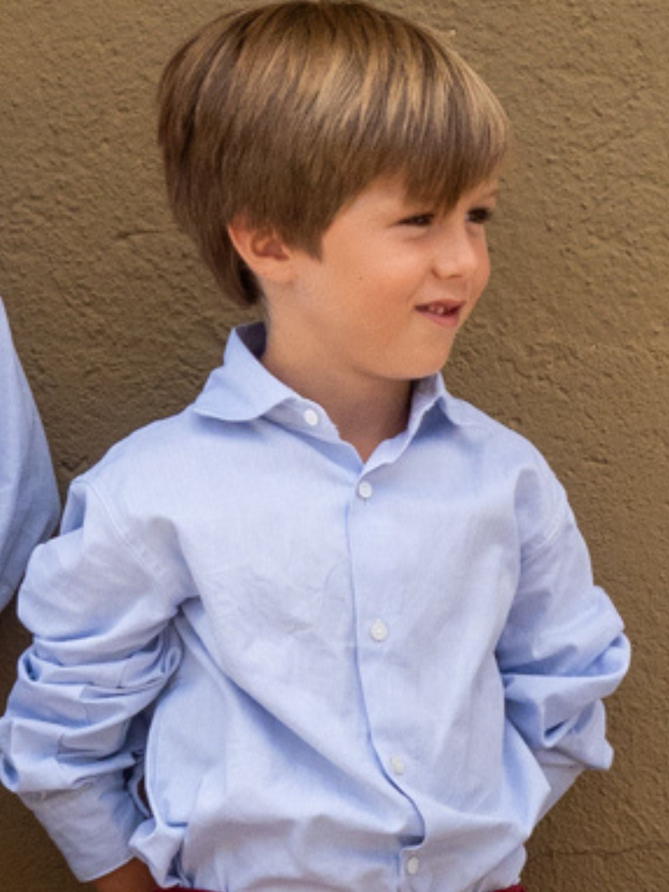 Chemise oxford bleue