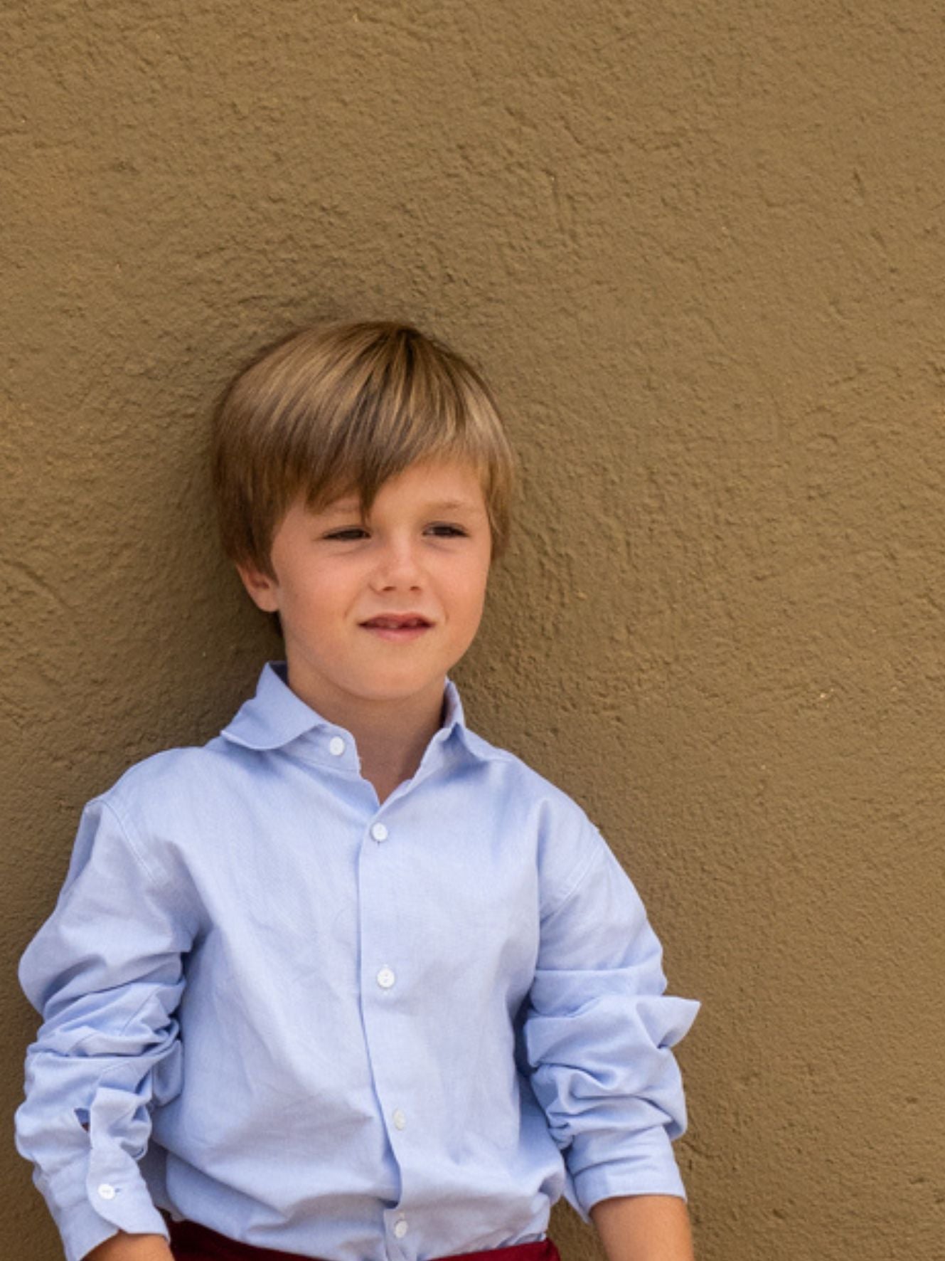 Chemise oxford bleue