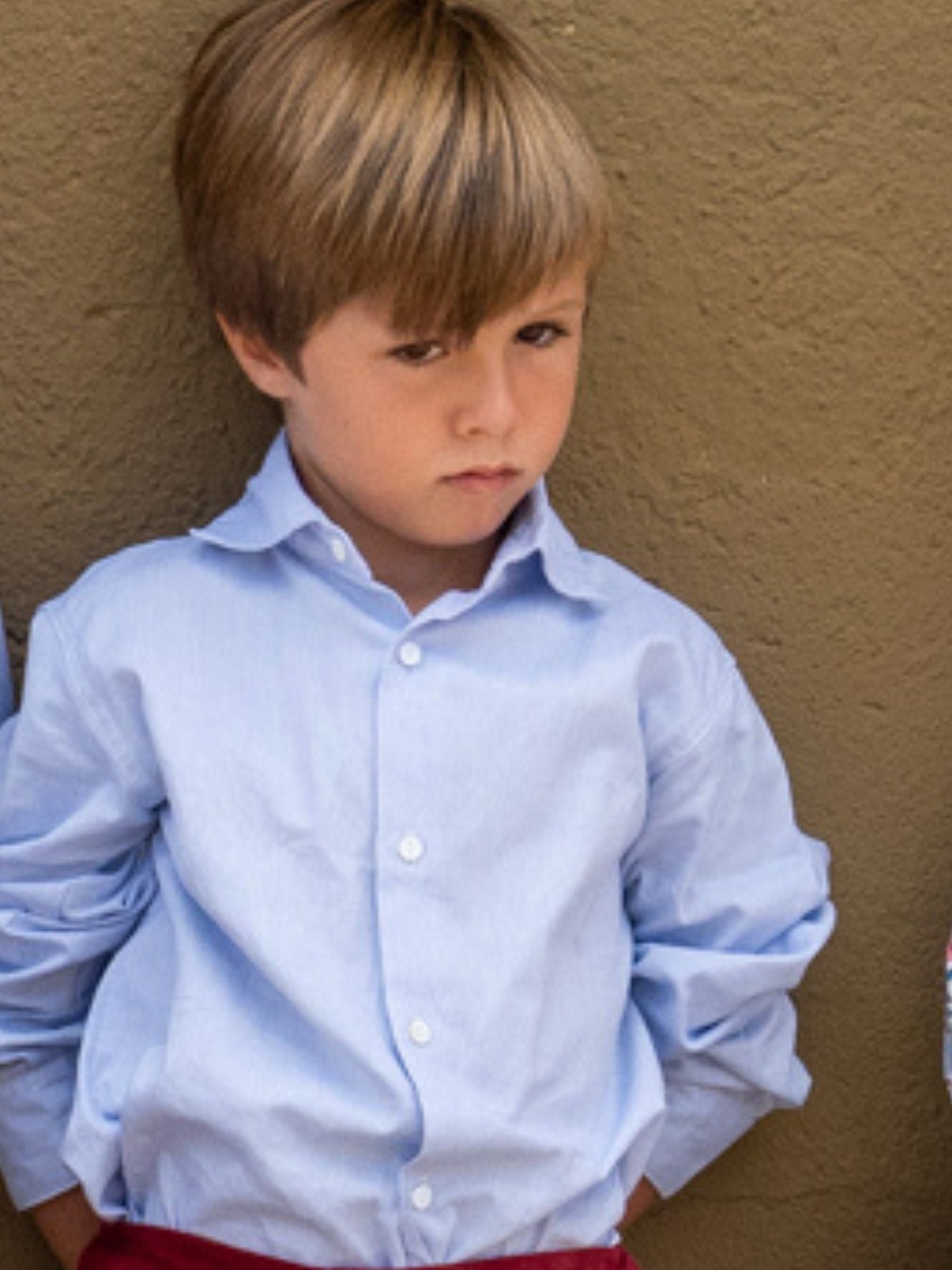 Chemise oxford bleue