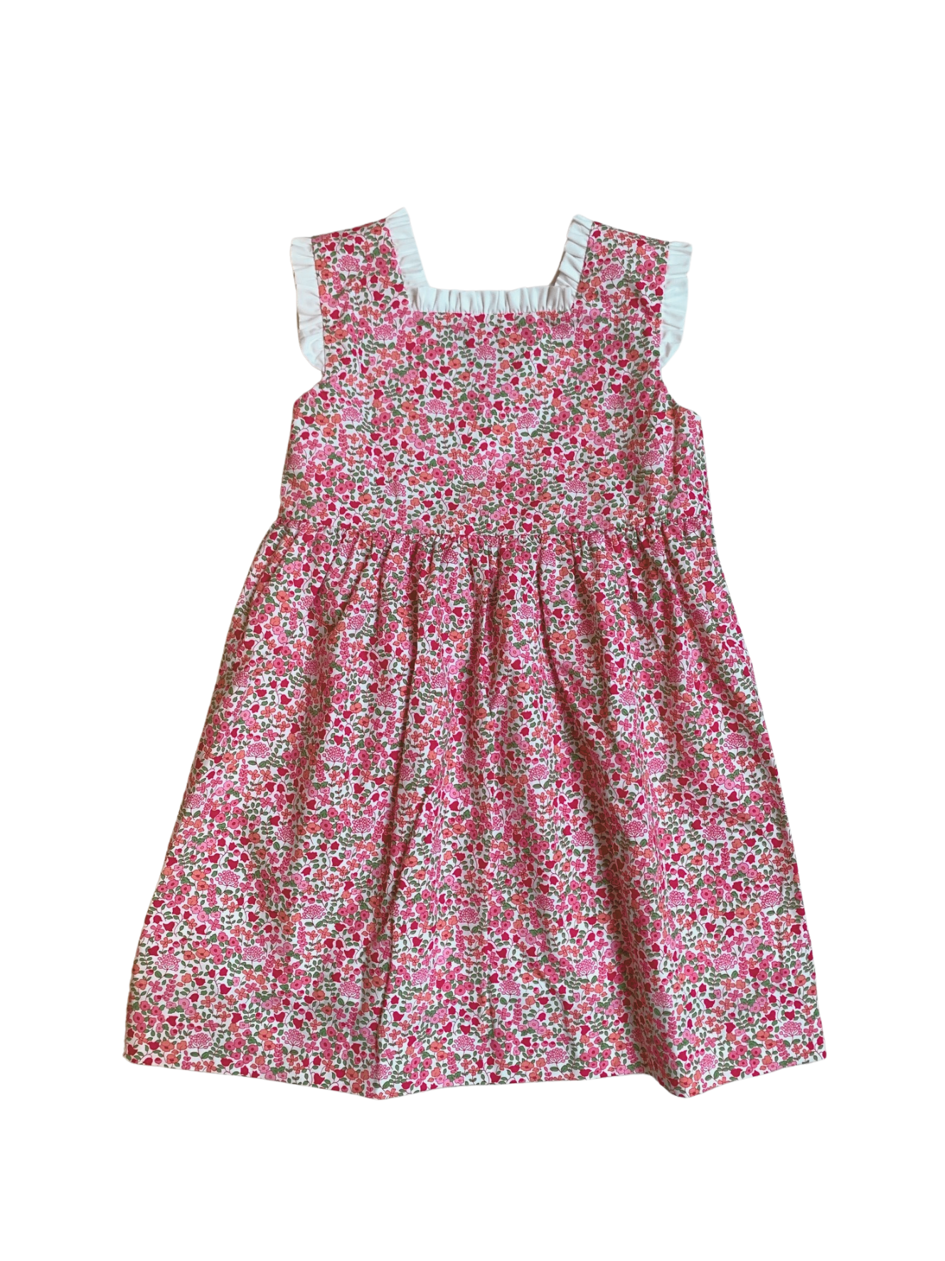 Vestido flores rosa