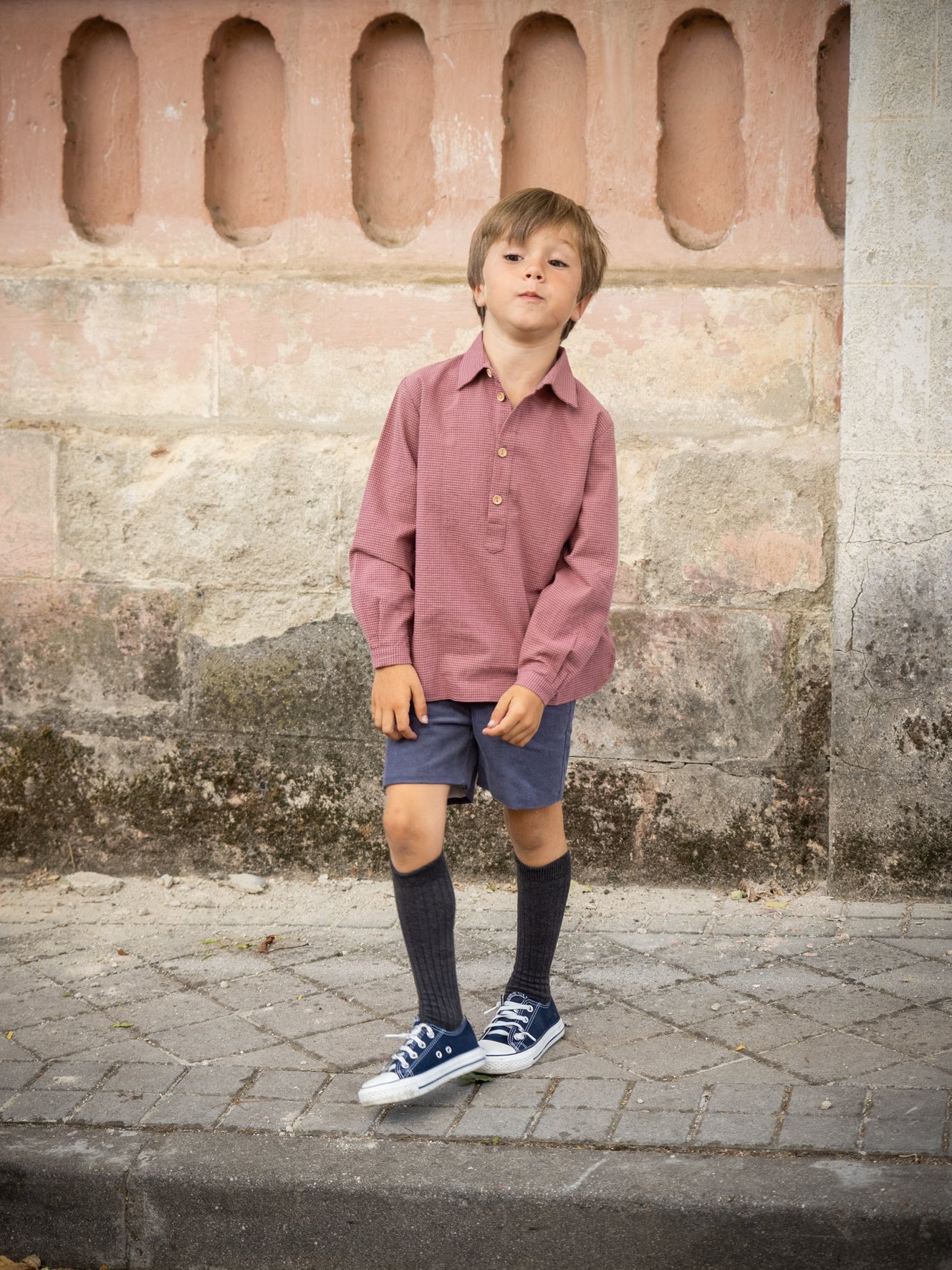 Chemise à carreaux