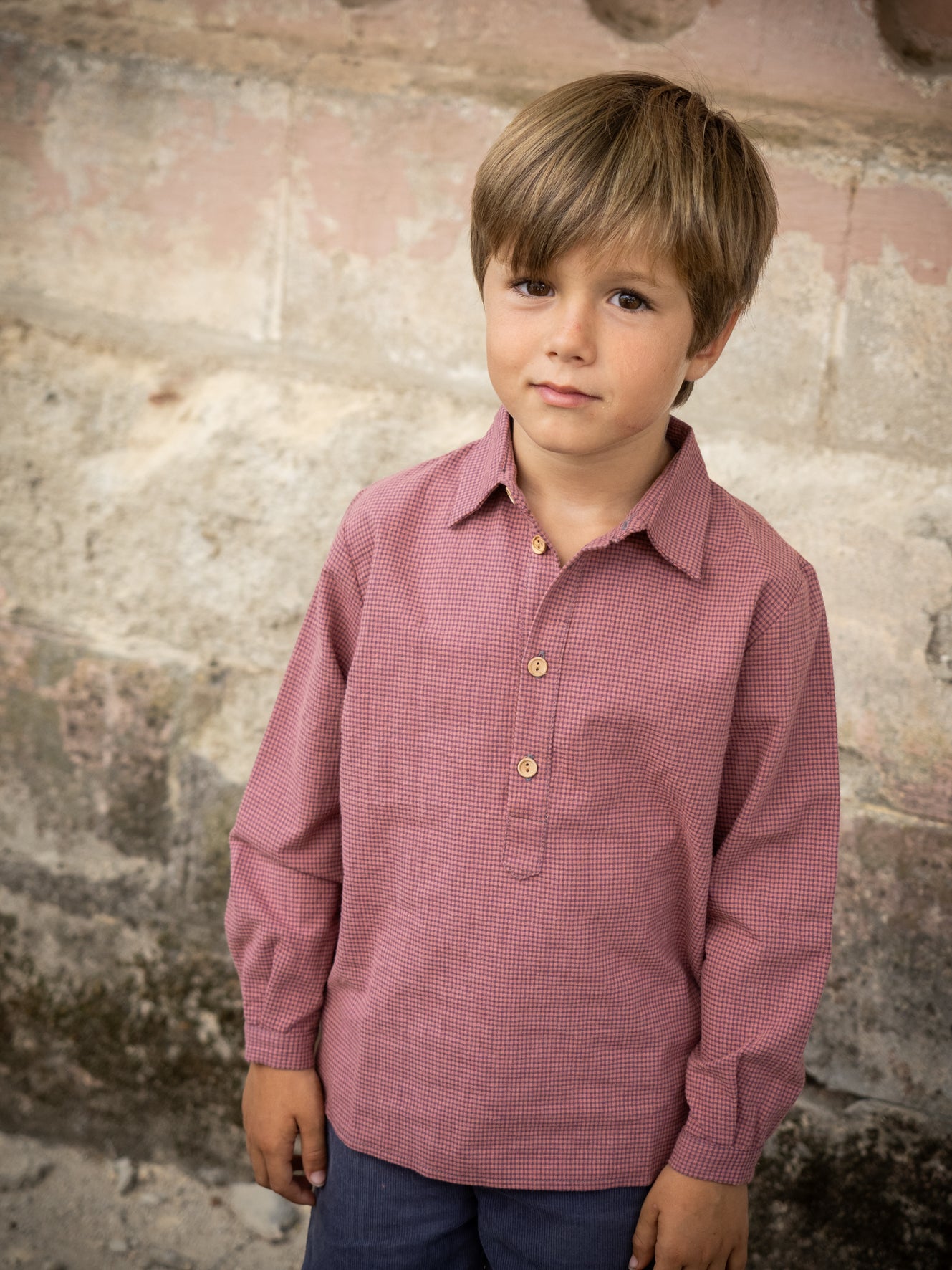 Chemise à carreaux