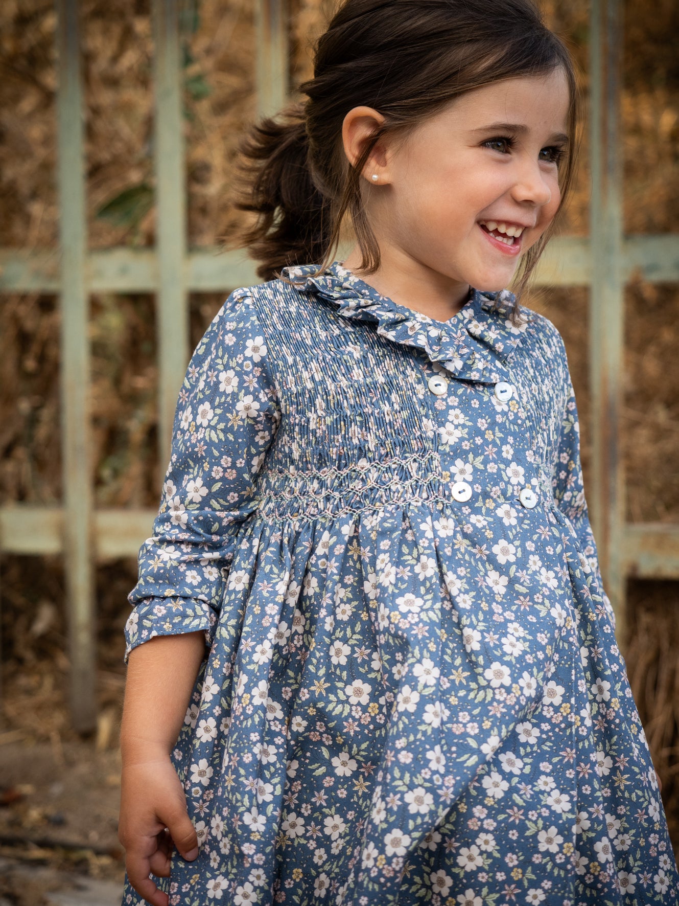 Vestido nido de abeja