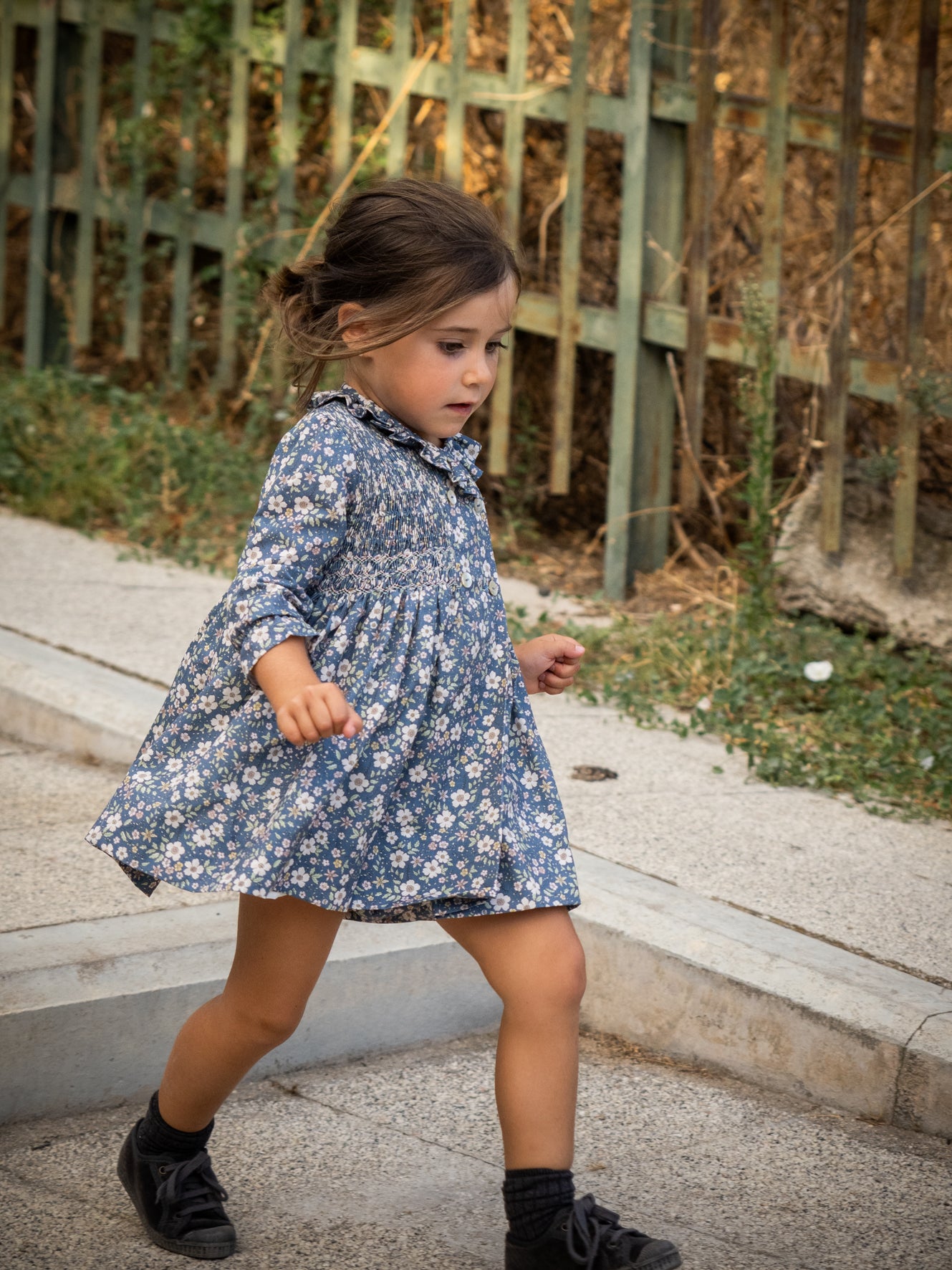 Vestido nido de abeja