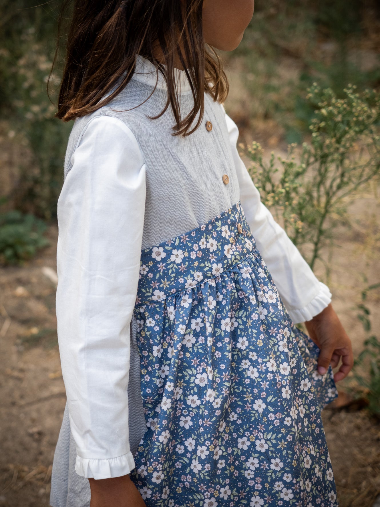 Vestido espiga tirolés