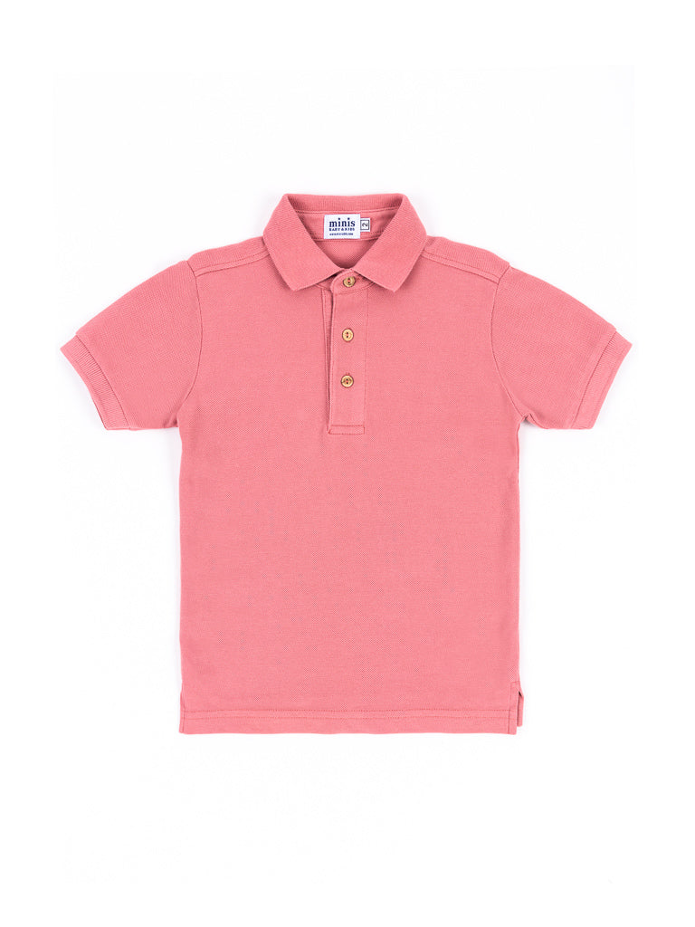 Pale pink polo