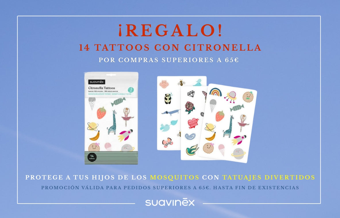SUAVINEX Tattoos con citronella